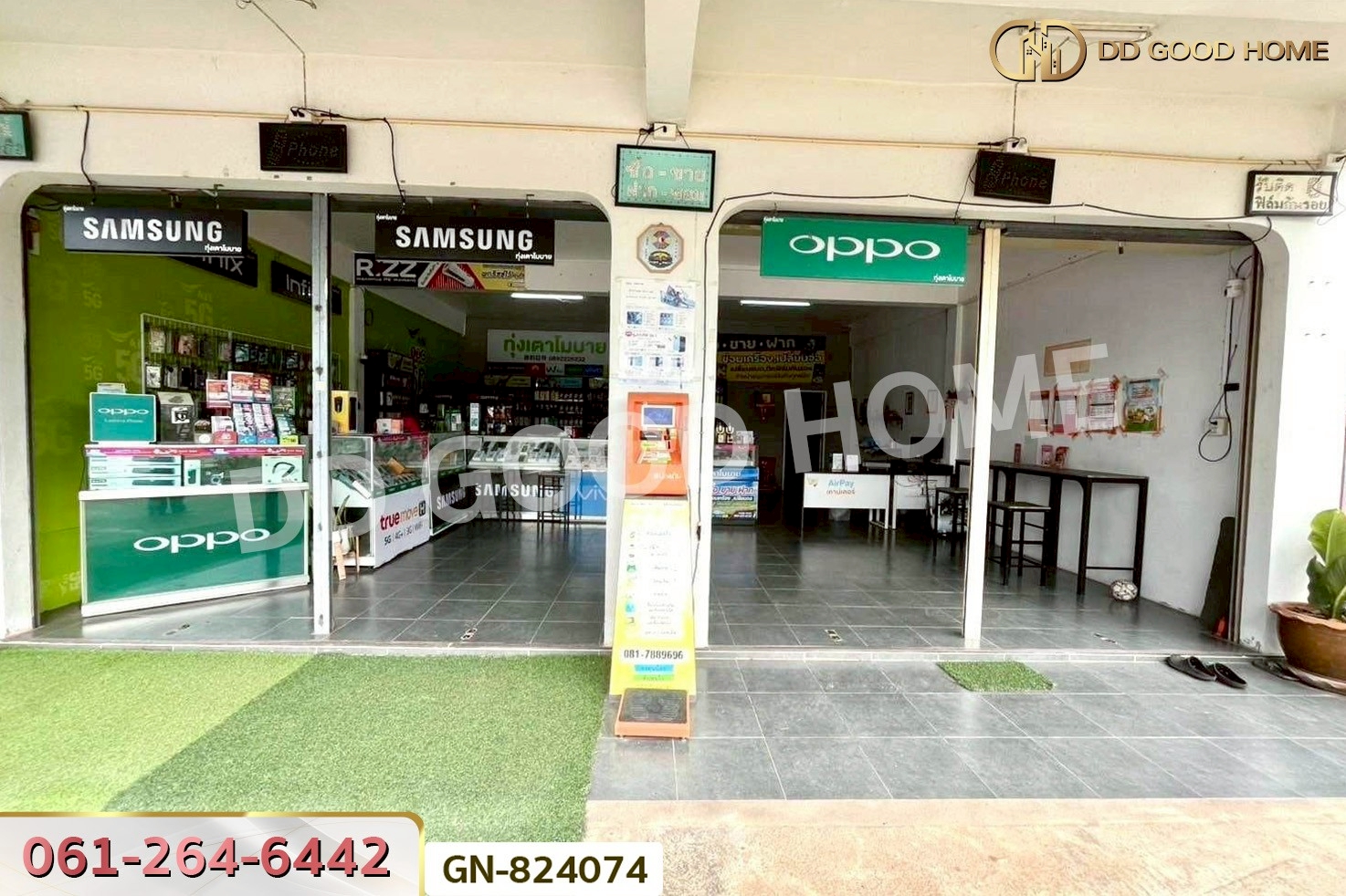 GN-824074 อาคารพาณิชย์ ทุ่งเตา ร้านโทรศัพท์ทุ่งเตาโมบาย สุราษฎร์ธานี ใกล้โลตัส
