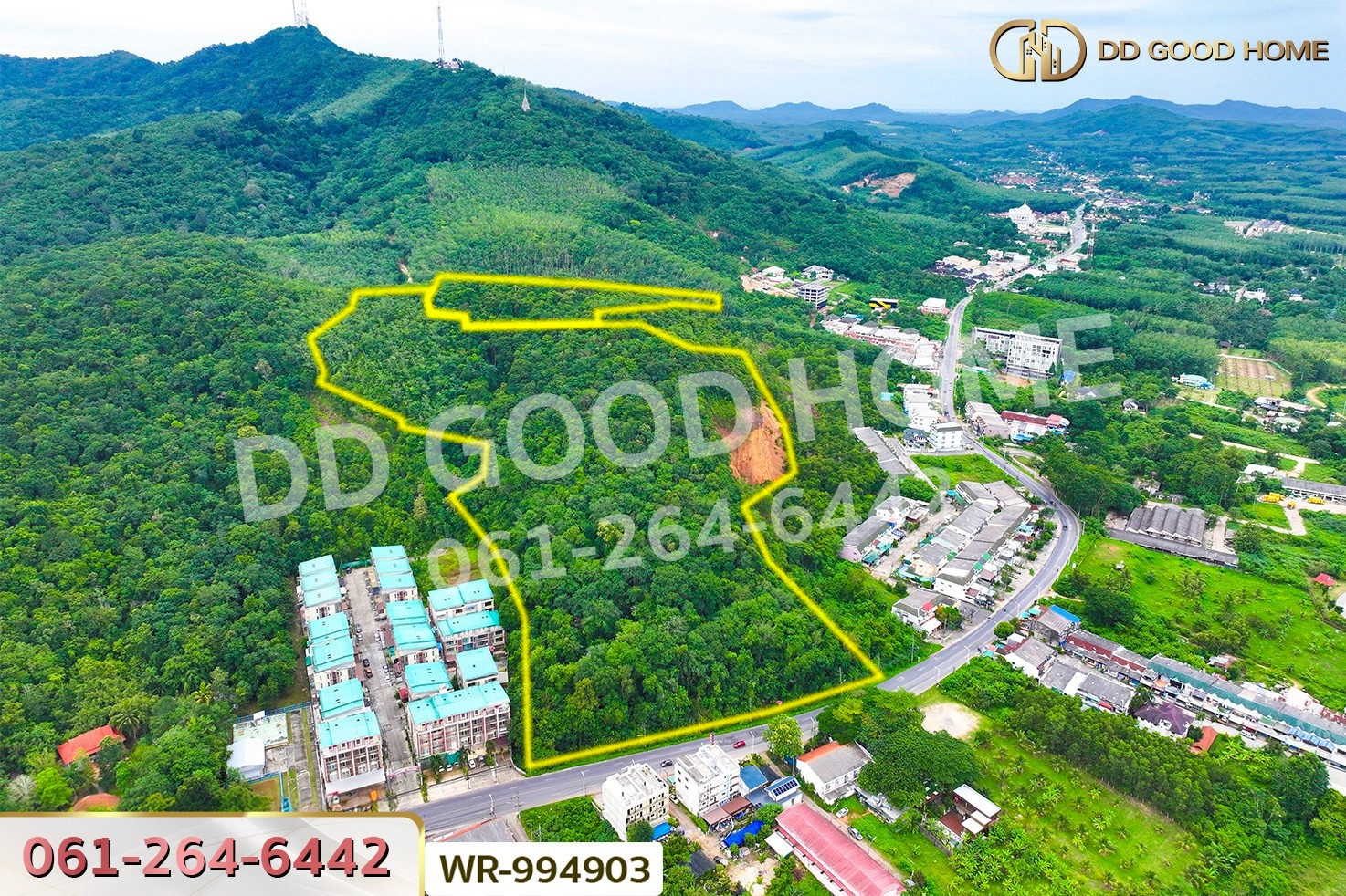 WR-783891 ที่ดินหาดใหญ่ 38 ไร่ 306.2 ตร.ว. สงขลา ใกล้มหาวิทยาลัยสงขลานครินทร์