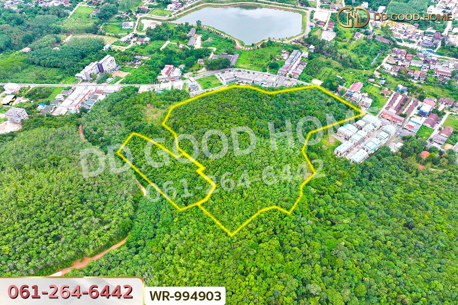 WR-783891 ที่ดินหาดใหญ่ 38 ไร่ 306.2 ตร.ว. สงขลา ใกล้มหาวิทยาลัยสงขลานครินทร์