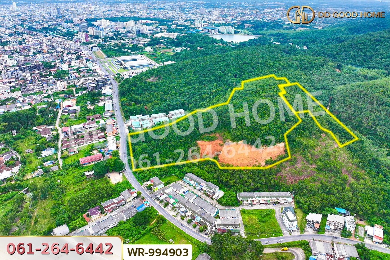 WR-783891 ที่ดินหาดใหญ่ 38 ไร่ 306.2 ตร.ว. สงขลา ใกล้มหาวิทยาลัยสงขลานครินทร์