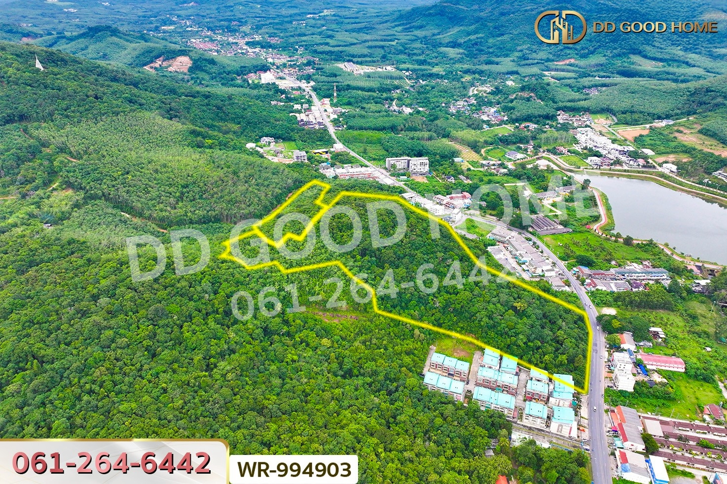 WR-783891 ที่ดินหาดใหญ่ 38 ไร่ 306.2 ตร.ว. สงขลา ใกล้มหาวิทยาลัยสงขลานครินทร์