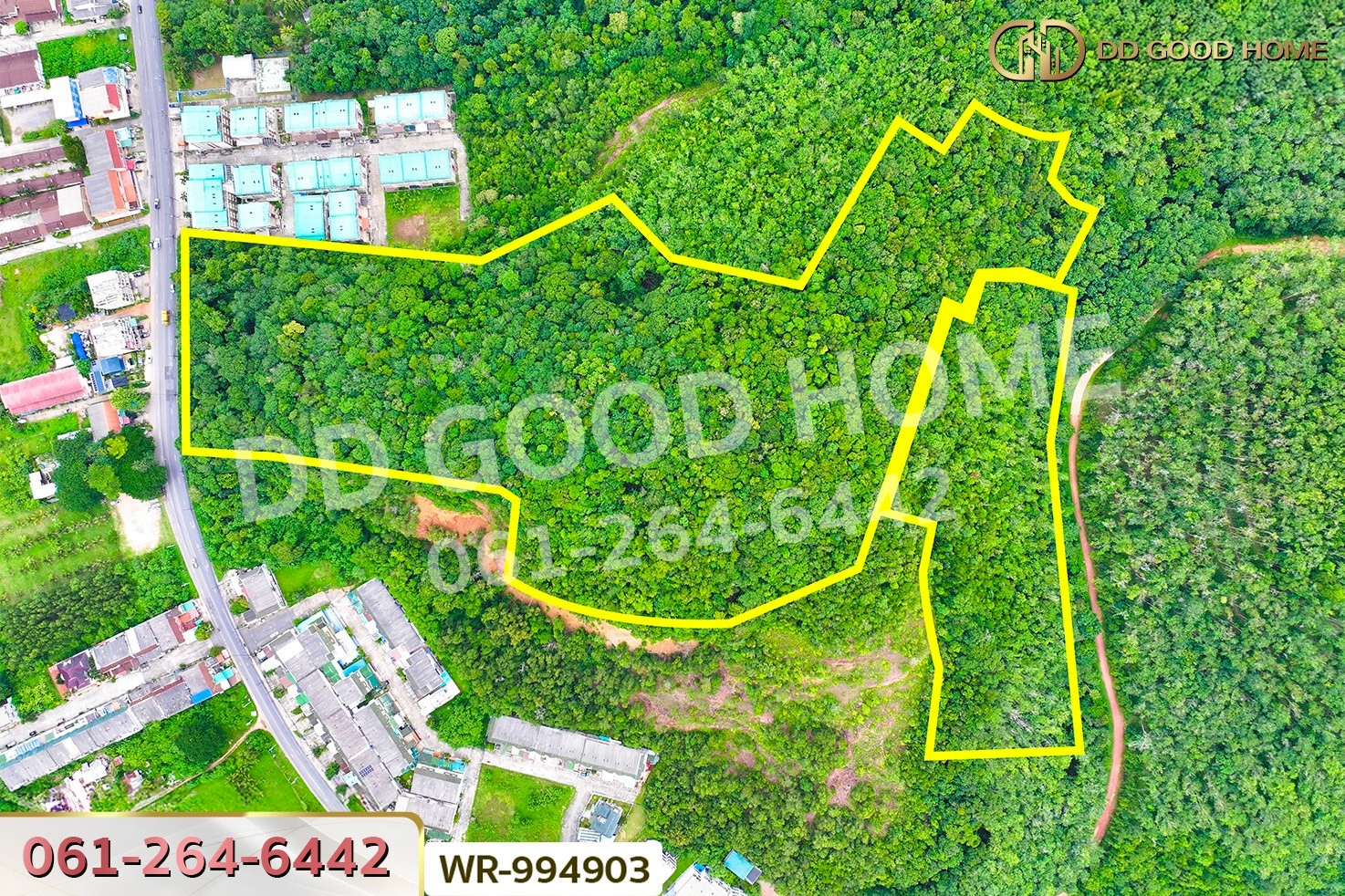 WR-783891 ที่ดินหาดใหญ่ 38 ไร่ 306.2 ตร.ว. สงขลา ใกล้มหาวิทยาลัยสงขลานครินทร์