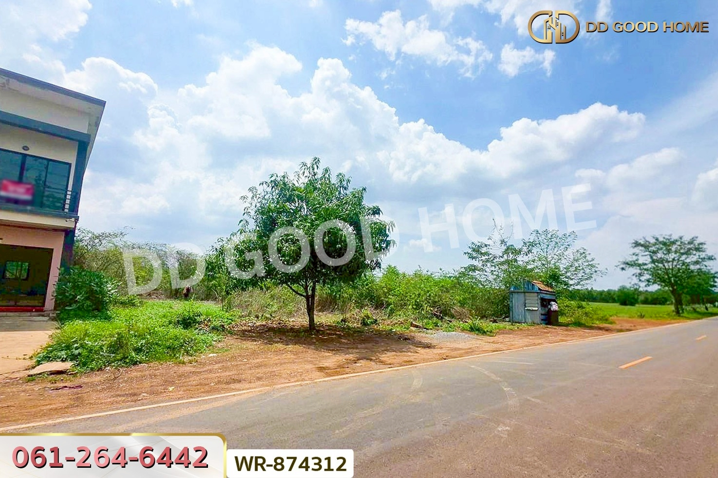 WR-874312 ที่ดินกบินทร์บุรี 17 ไร่ 74 ตร.ว. ปราจีนบุรี ใกล้สำนักงานเทศบาลตำบลเมืองเก่า