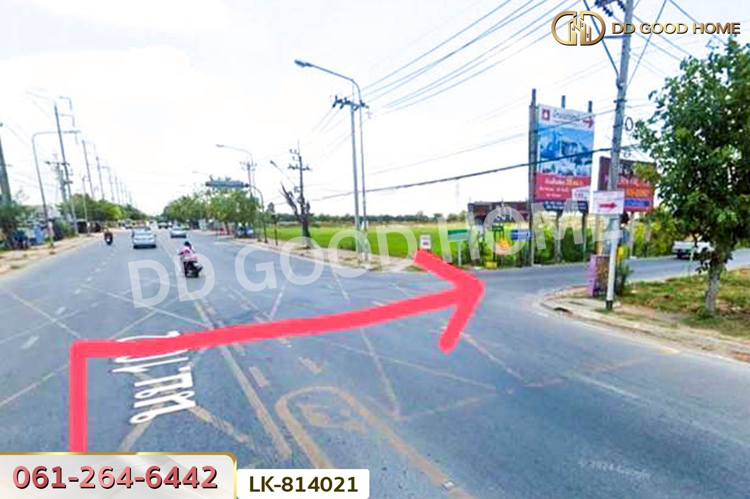 GF-814021 ที่ดินบางบัวทอง 323.6 ตร.ว. นนทบุรี ใกล้โรงเรียนคล้ายสอนศึกษา