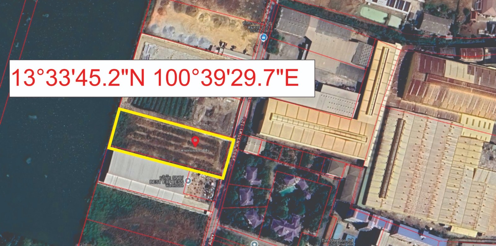 ขายที่ดินเปล่า  ทำเลทอง  แพรกษา ซอย 12 ถนนแพรกษา ต.แพรกษา อ.เมือง จ. สมุทรปราการ