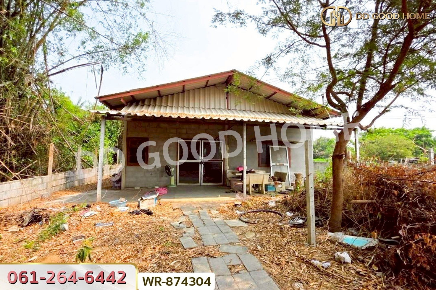 WR-874304 ที่ดินพร้อมสิ่งปลูกสร้างหนองปากโลง 265 ตร.ว. นครปฐม ใกล้พระราชวังสนามจันทร์
