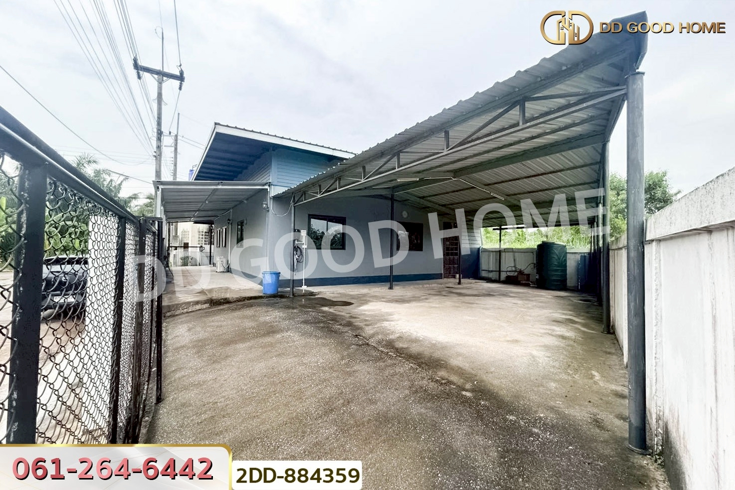 2DD-884359 บ้านเดี่ยว ท่าบุญมี ชลบุรี ใกล้โรงเรียนเกาะโพธิ์ถ้วยงามวิทยา