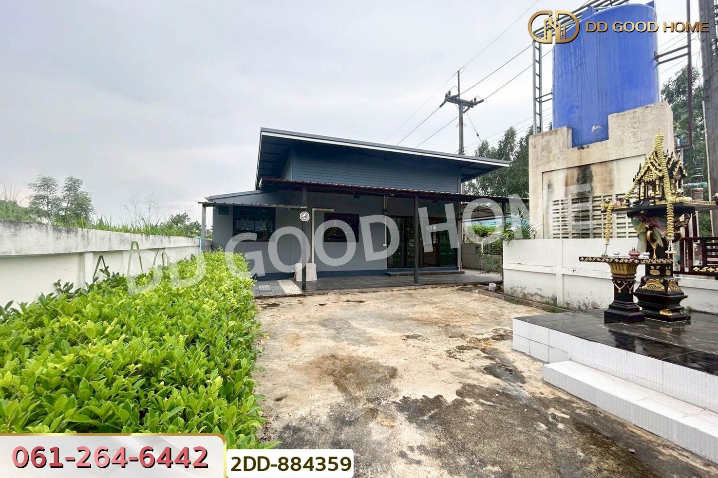 2DD-884359 บ้านเดี่ยว ท่าบุญมี ชลบุรี ใกล้โรงเรียนเกาะโพธิ์ถ้วยงามวิทยา