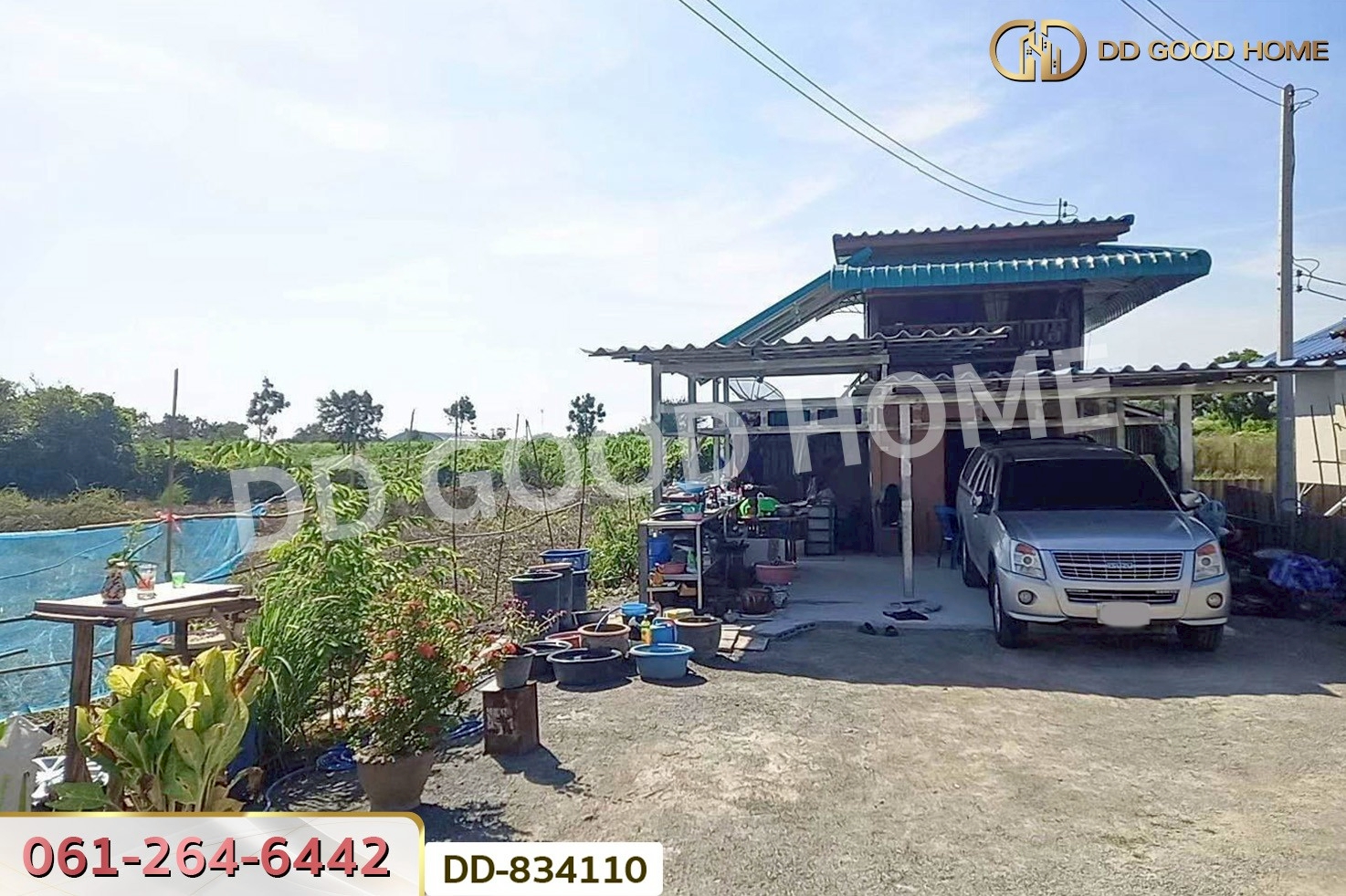 DD-834110 บ้านเดี่ยว อู่ทอง สุพรรณบุรี ใกล้วัดหนองตาลัย