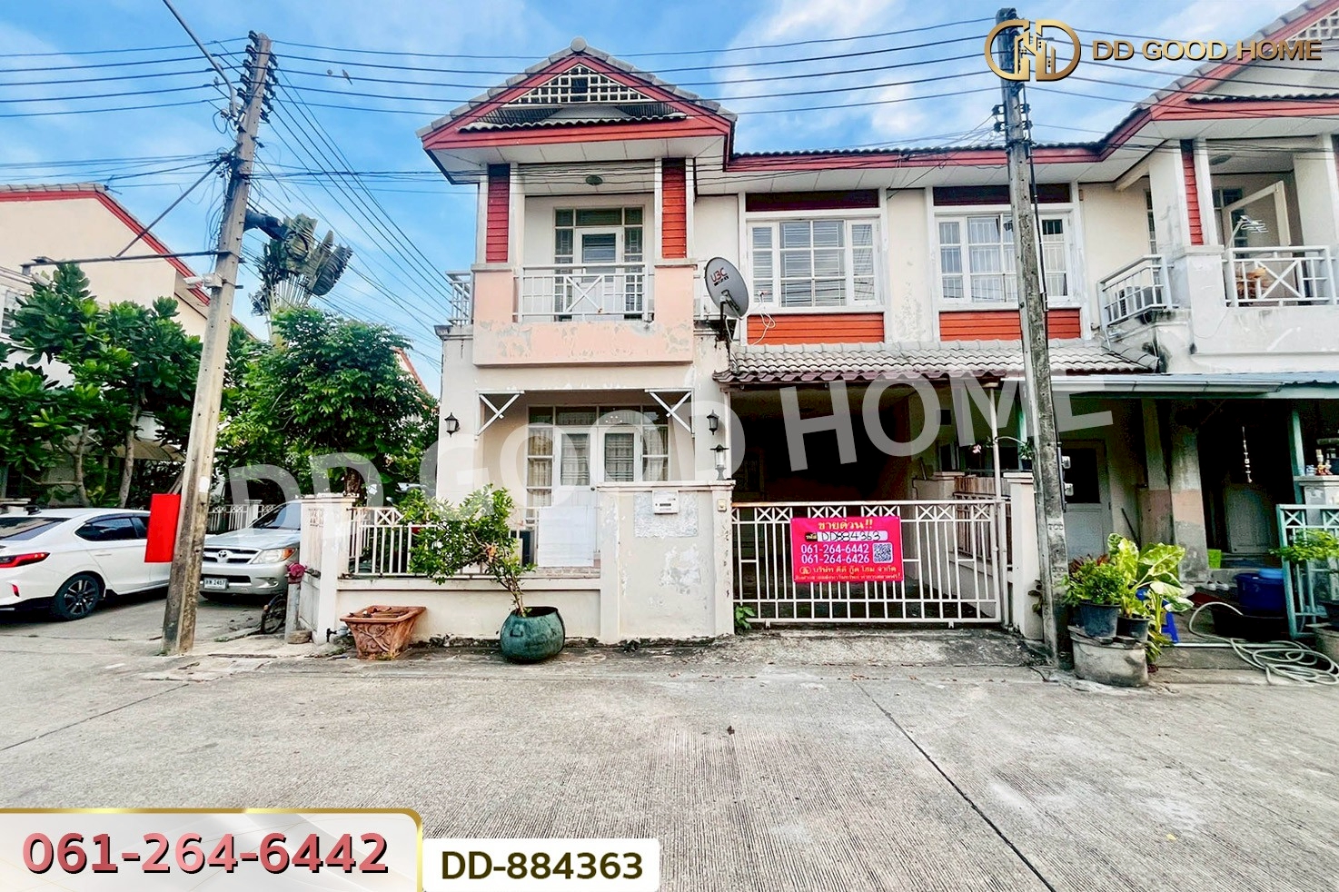 DD-884363 ทาวน์เฮ้าส์ บ้านฟ้ารังสิตคลอง 2 ปทุมธานี ใกล้โรงพยาบาลบางปะกอก-รังสิต 2