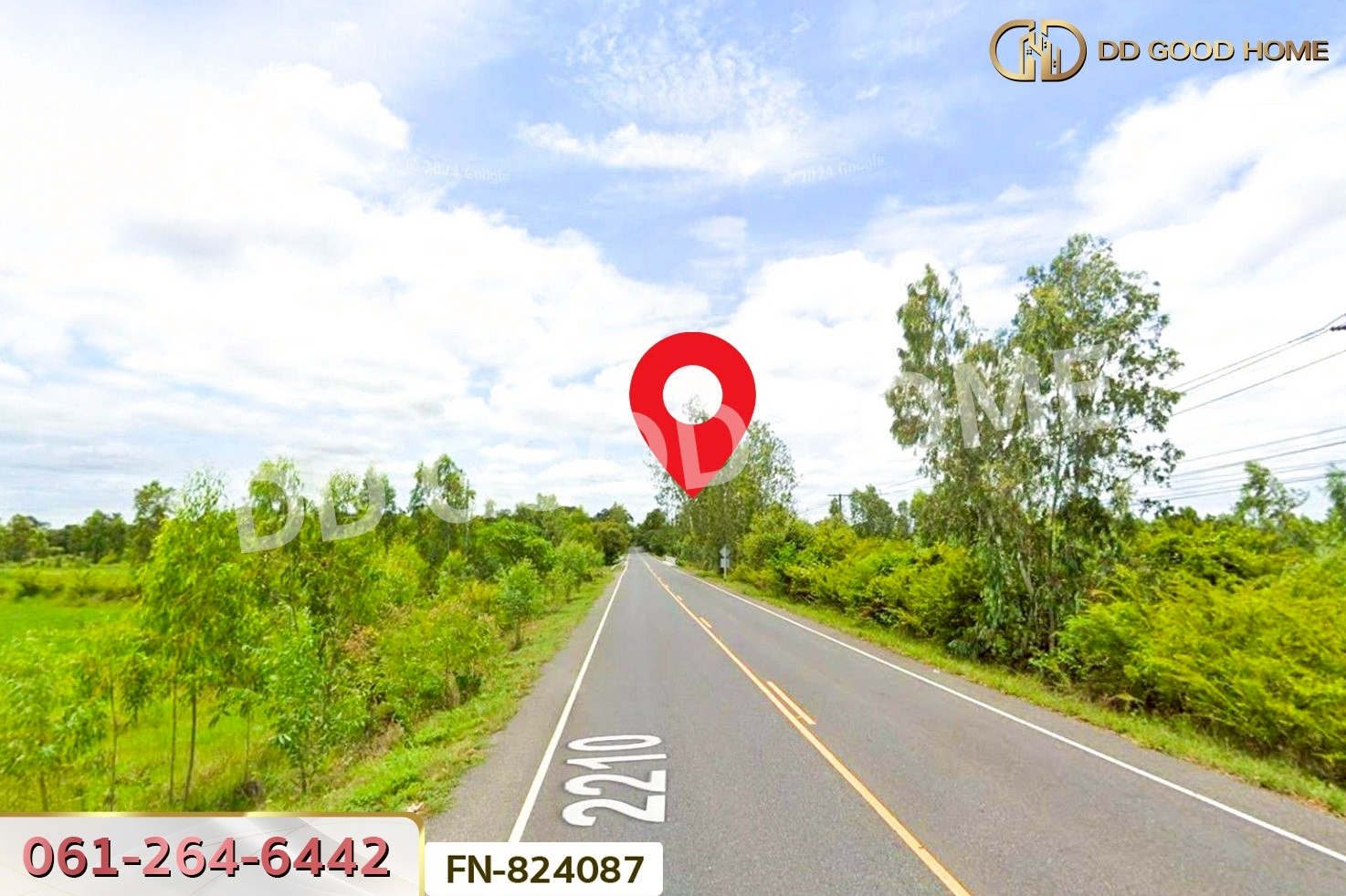 FN-824087 ที่ดินหัวตะพาน 2 ไร่ 206.3 ตร.ว. อำนาจเจริญ ใกล้โรงพยาบาลตะพานหิน