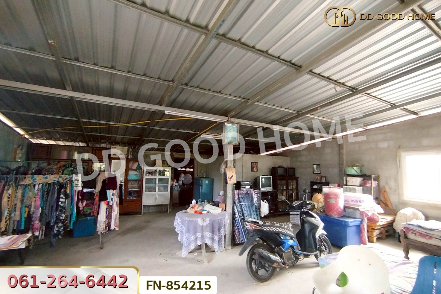 FN-854215 ที่ดินพร้อมสิ่งปลูกสร้างห้วยกระเจา 1 ไร่ กาญจนบุรี ใกล้วัดหนองต่อยอด