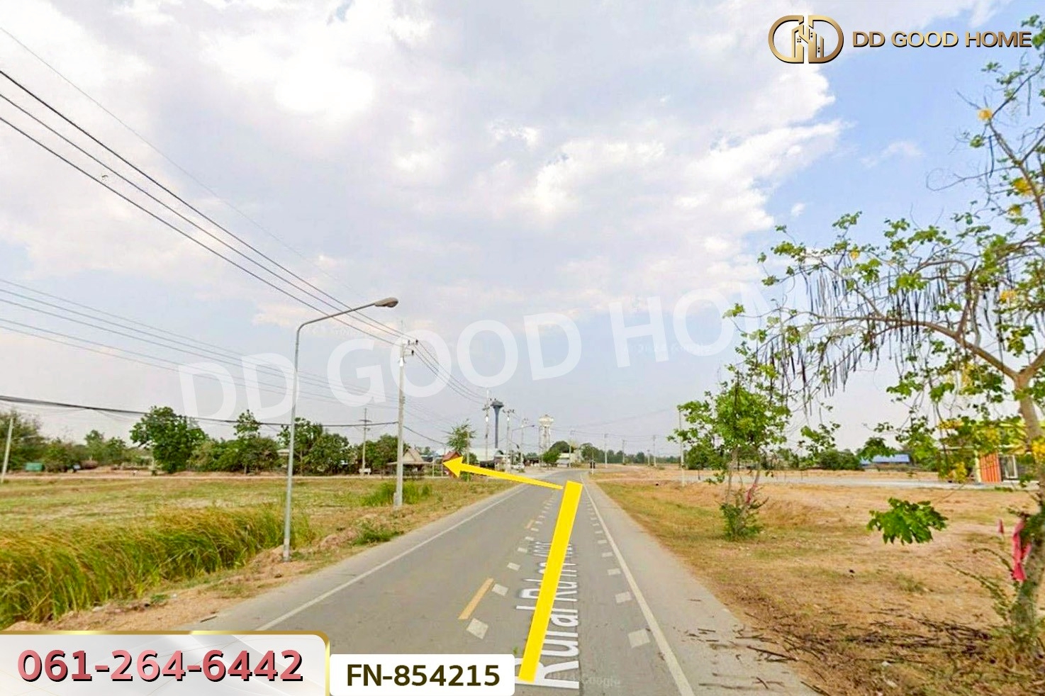 FN-854215 ที่ดินพร้อมสิ่งปลูกสร้างห้วยกระเจา 1 ไร่ กาญจนบุรี ใกล้วัดหนองต่อยอด
