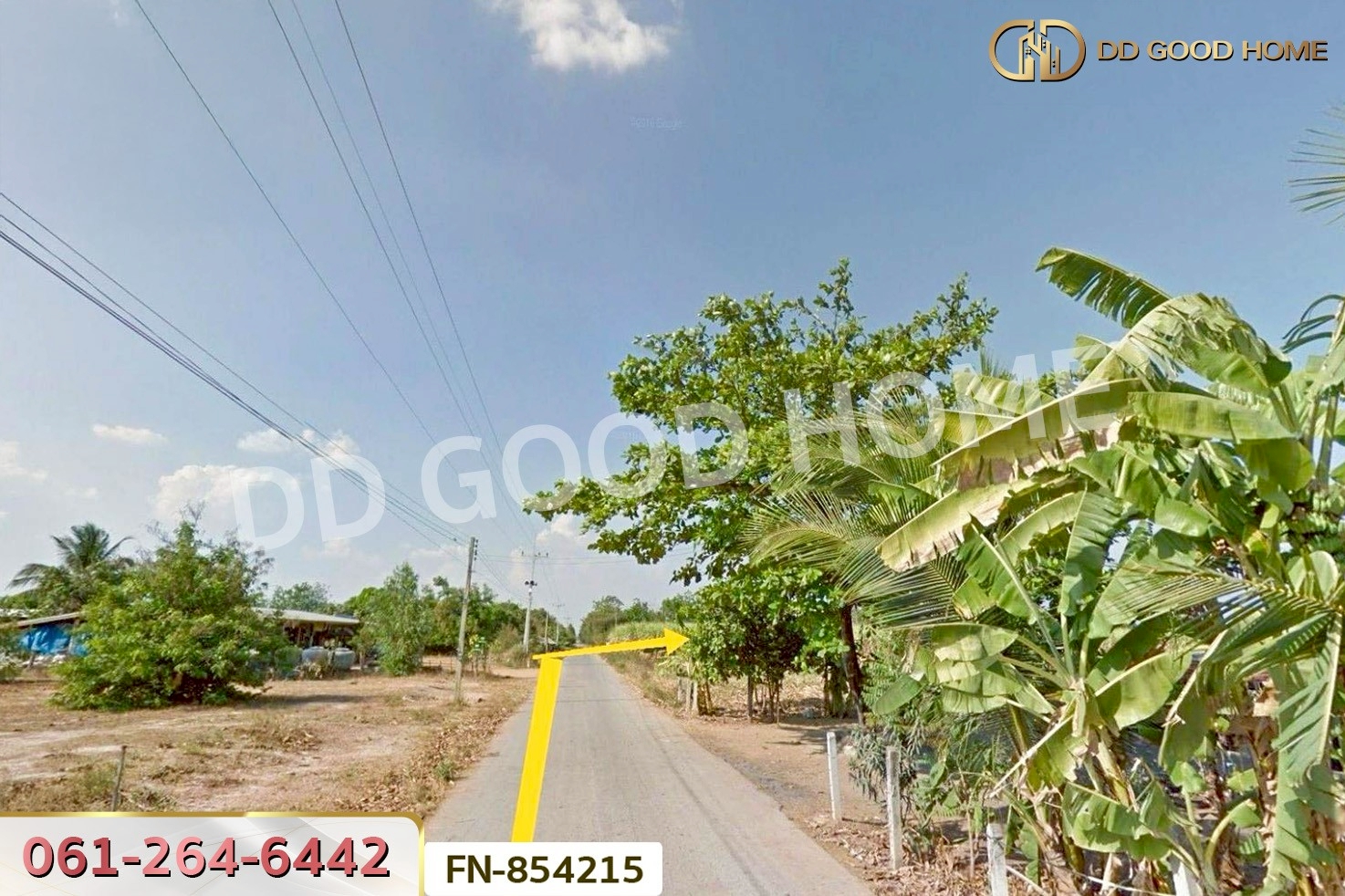 FN-854215 ที่ดินพร้อมสิ่งปลูกสร้างห้วยกระเจา 1 ไร่ กาญจนบุรี ใกล้วัดหนองต่อยอด