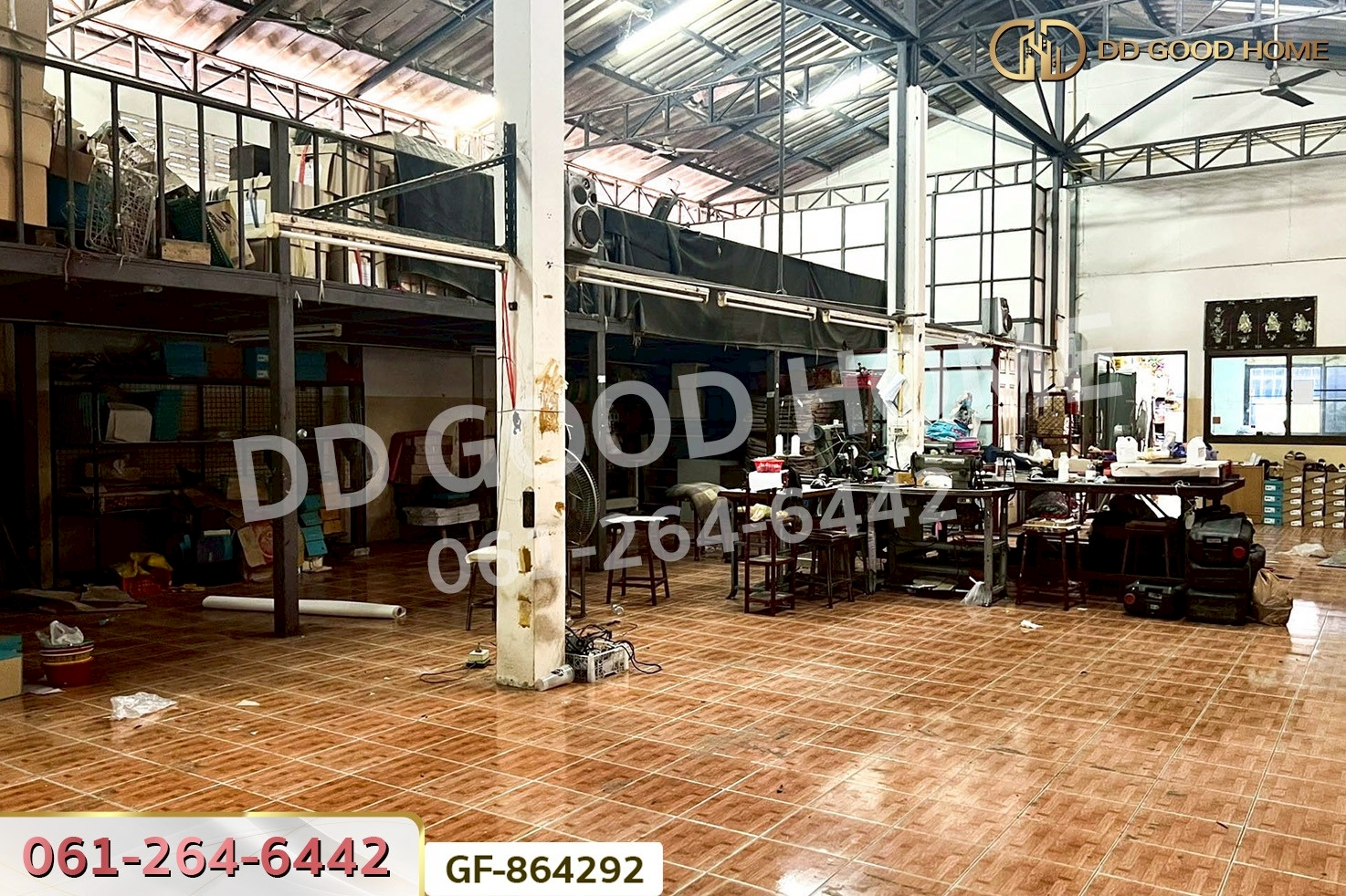 GF-864292 โกดังพร้อมออฟฟิศ บ้านกล้วย-ไทรน้อย 203 ตร.ว. นนทบุรี ใกล้เทศบาลพิมลราช