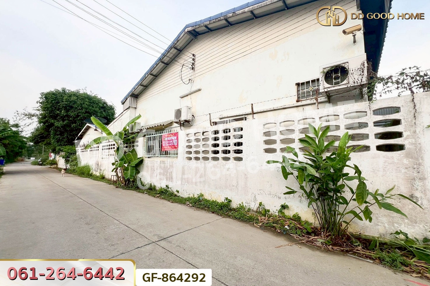 GF-864292 โกดังพร้อมออฟฟิศ บ้านกล้วย-ไทรน้อย 203 ตร.ว. นนทบุรี ใกล้เทศบาลพิมลราช