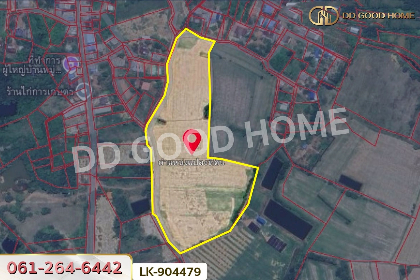  NI-904479 ที่ดินศรีมหาโพธิ 24 ไร่ 112 ตร.ว. ปราจีนบุรี ใกล้วัดหัวซาธรรมิการาม