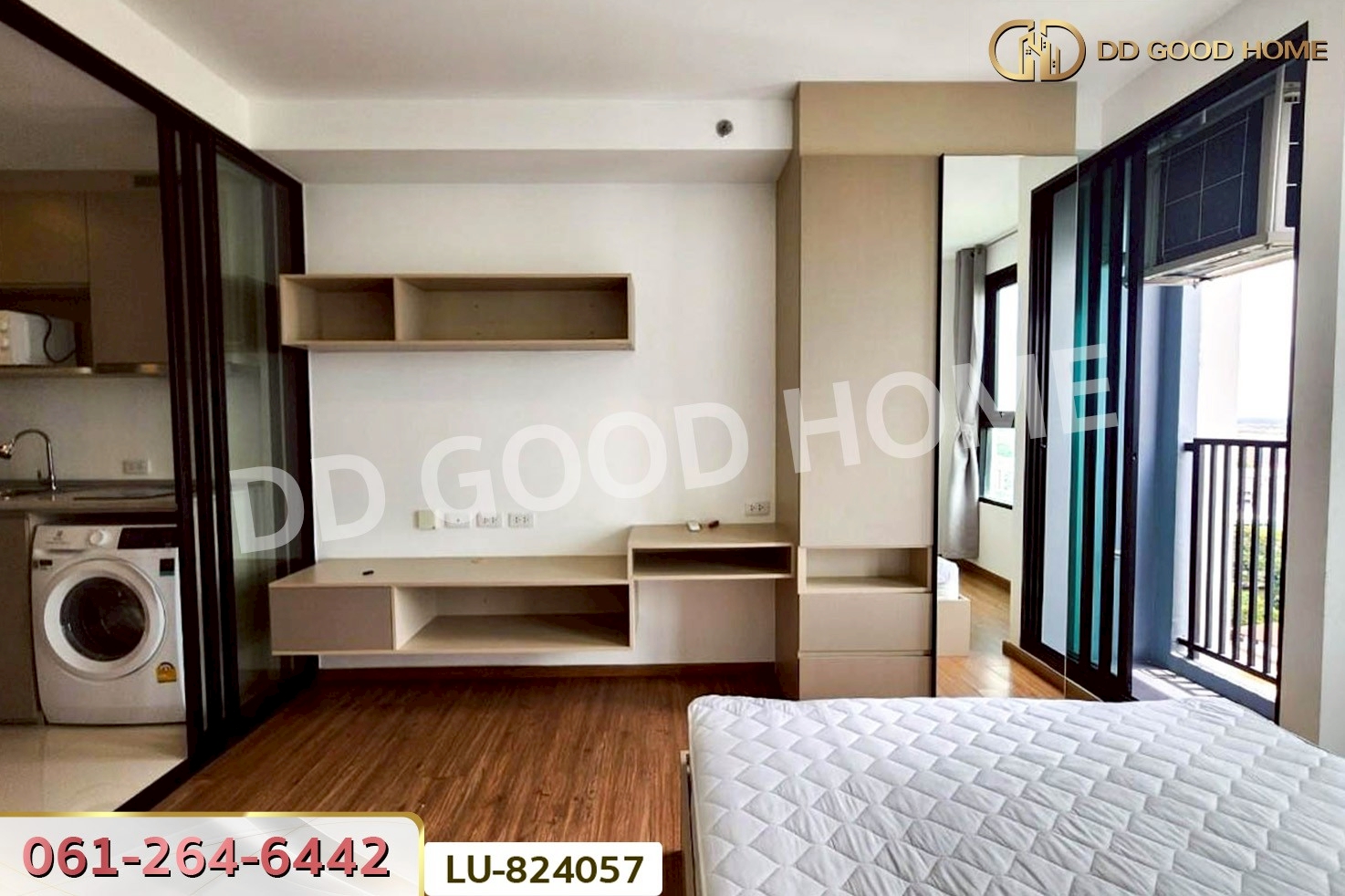 LU-824057 คอนโด ดิ ออริจิ้น ราม 209 อินเตอร์เชนจ์ ใกล้สถานีอินเตอร์เชนจ์มีนบุรี  (สายสีส้ม + สายสีชมพู)