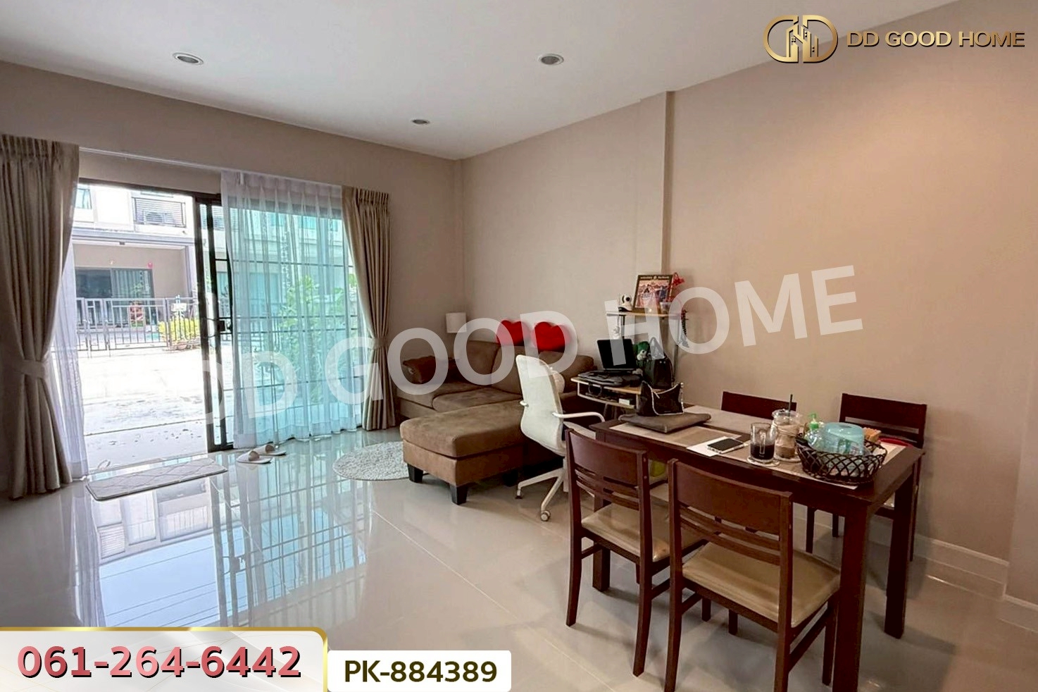 PK-884389 ทาวน์เฮ้าส์ วีคอมพาวด์ ราชพฤกษ์-ปิ่นเกล้า นนทบุรี ใกล้ตลาดกรุงนนท์ ซ.สวนผัก 32