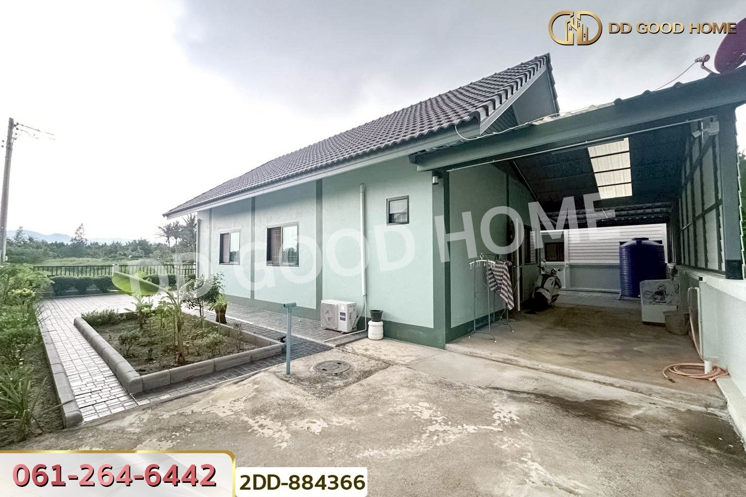 2DD-884366 บ้านเดี่ยว บ้านเกชา แอทบ่อทอง ชลบุรี ใกล้โรงพยาบาลบ่อทอง