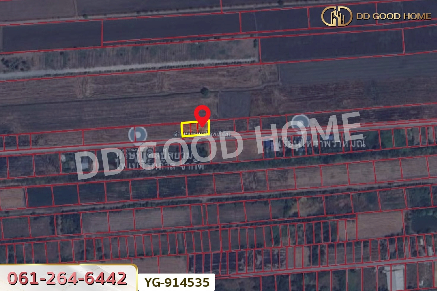 GF-914535 ที่ดินไทรน้อย 200 ตร.ว. นนทบุรี ใกล้วัดปลายคลองขุนศรี