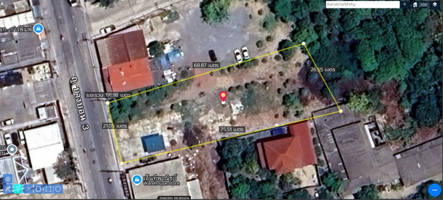 ให้เช่าที่ดินเปล่า ถมแล้ว ทำเลดี  เขตบางแค จังหวัดกรุงเทพมหานคร