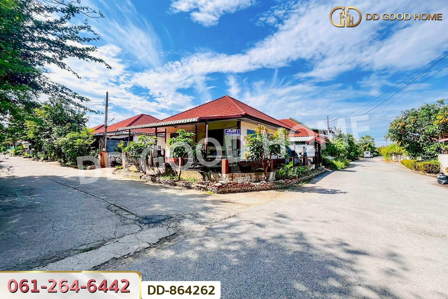 DD-864262 บ้านเดี่ยว หมู่บ้านลำพูนแลนด์แอนด์เฮ้าส์ ใกล้วิทยาลัยเทคนิคลำพูน