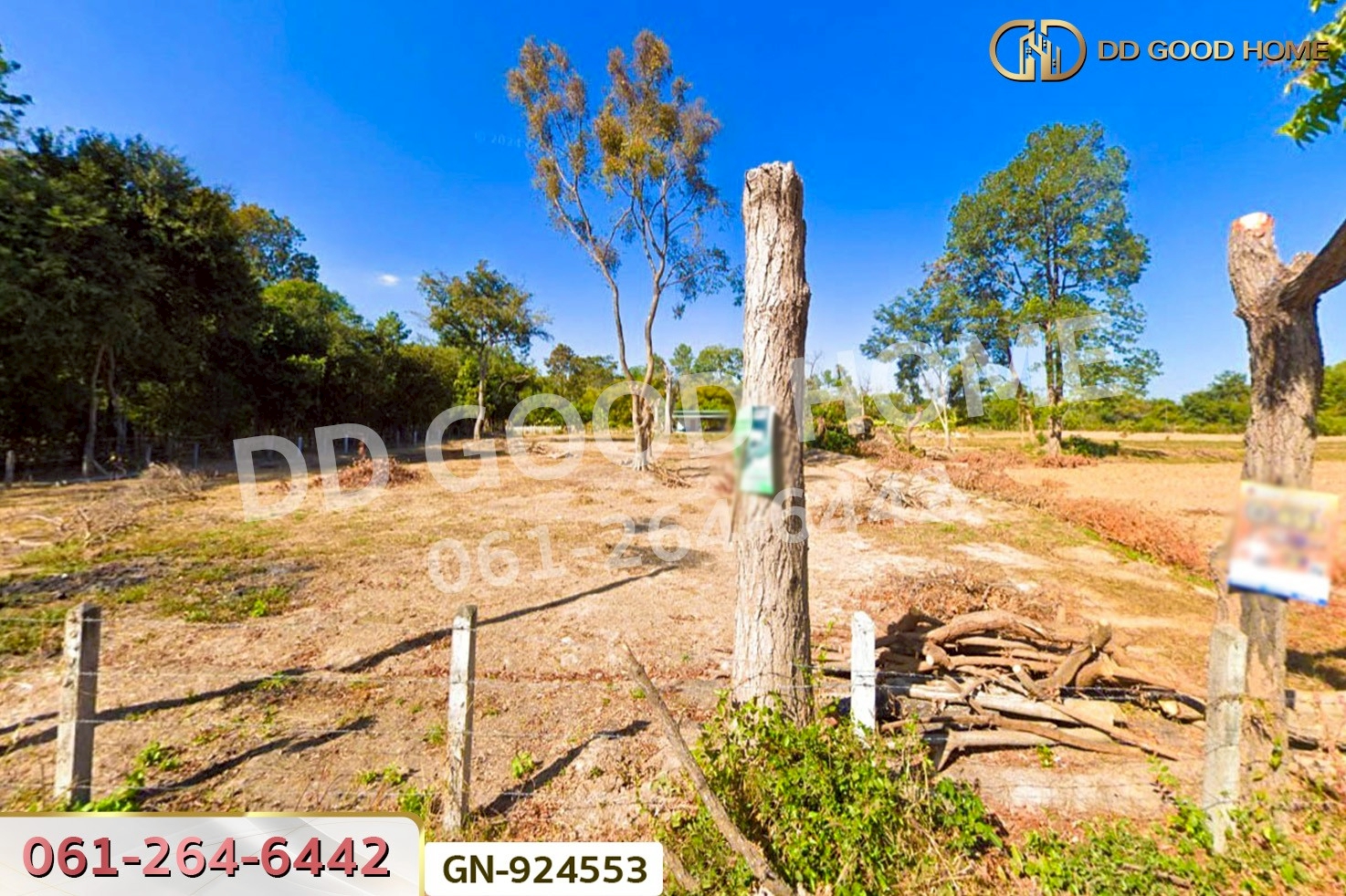 GN-924553 ที่ดินเมืองร้อยเอ็ด 6 ไร่ 190.3 ตร.ว. ใกล้วัดอุดมไพรสณฑ์