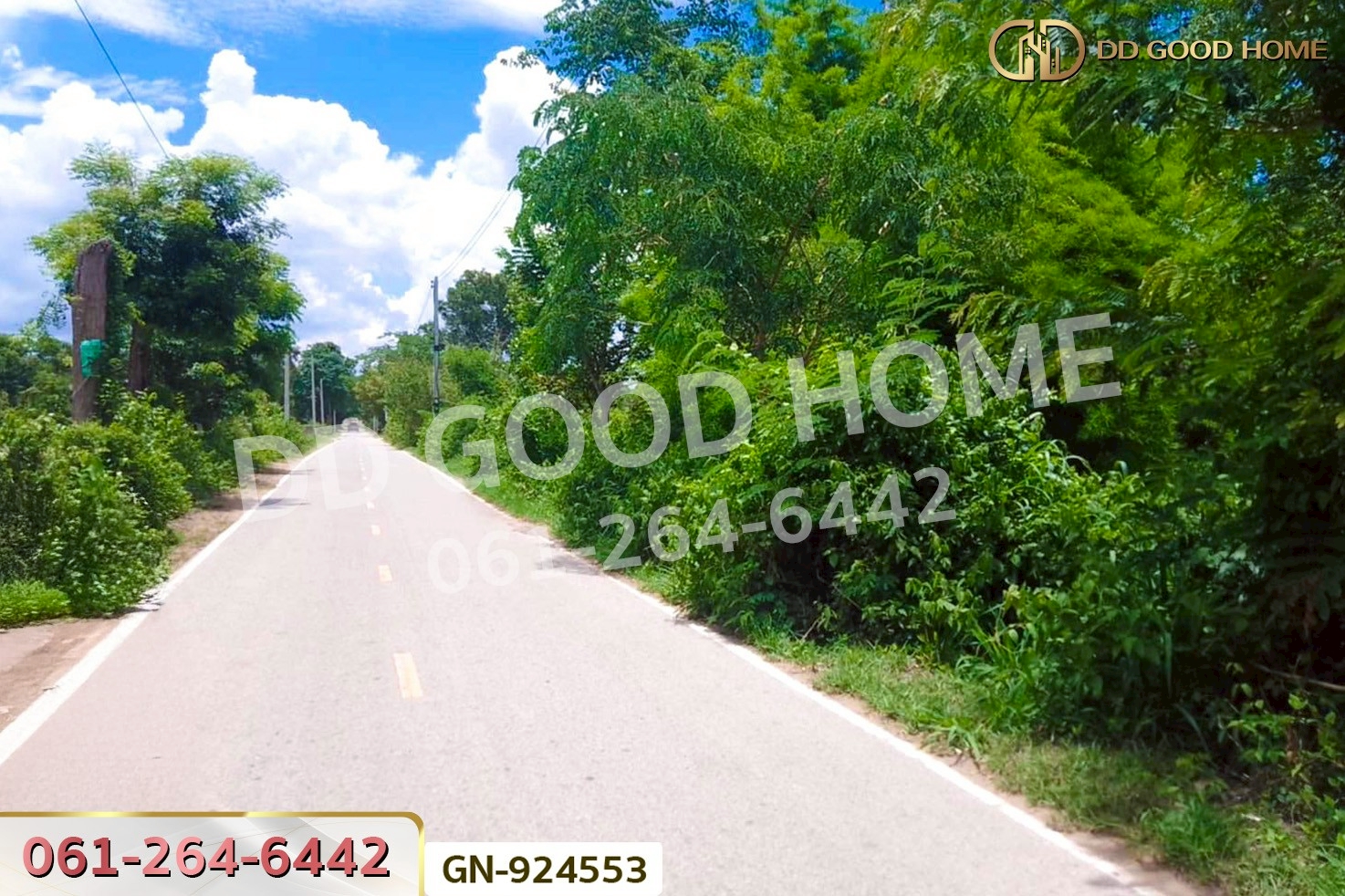 GN-924553 ที่ดินเมืองร้อยเอ็ด 6 ไร่ 190.3 ตร.ว. ใกล้วัดอุดมไพรสณฑ์