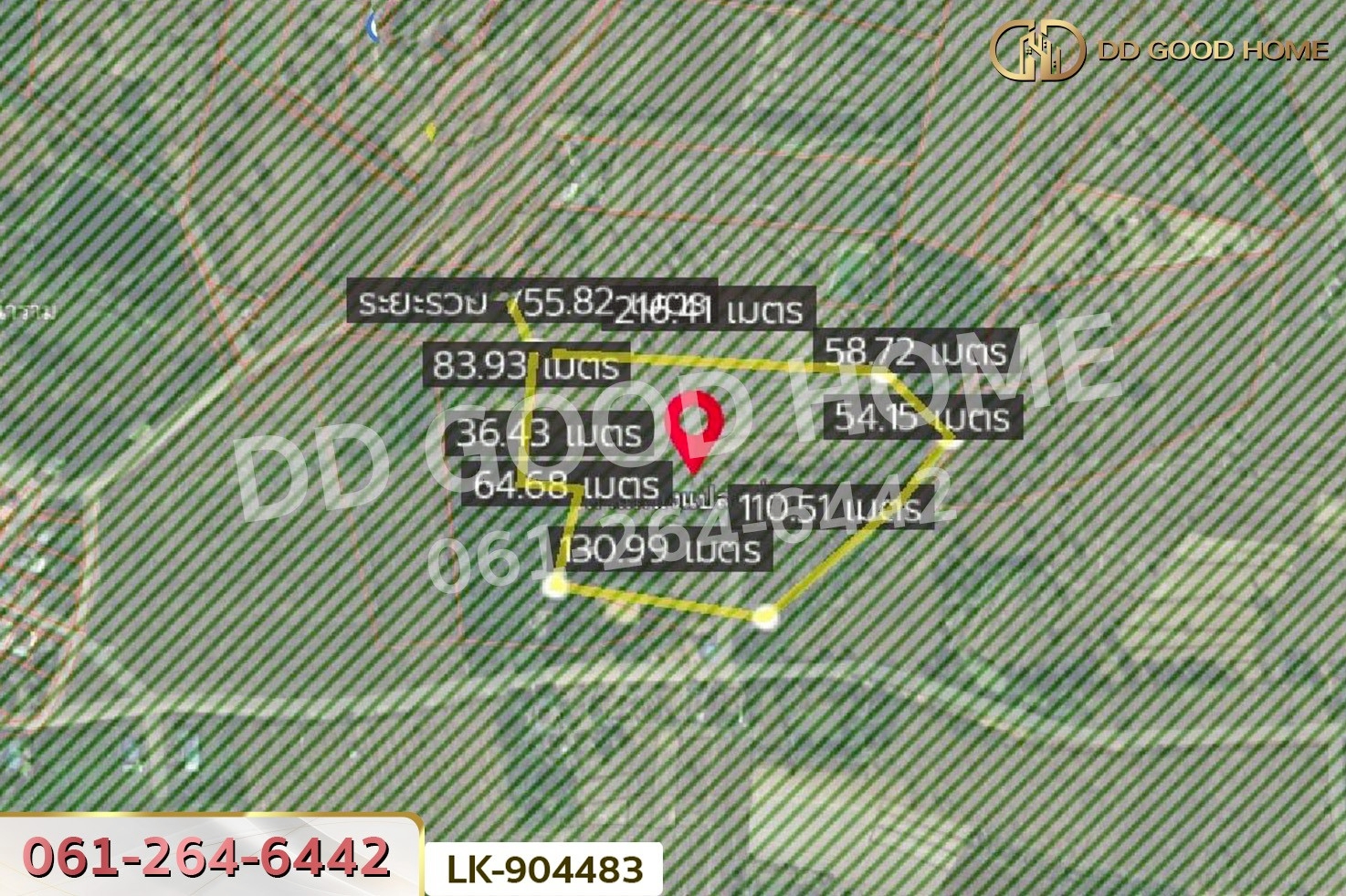 LK-904483 ที่ดินคำตากล้า 19 ไร่ 388 ตร.ว. สกลนคร ใกล้วัดคีรีวรรณวนาราม