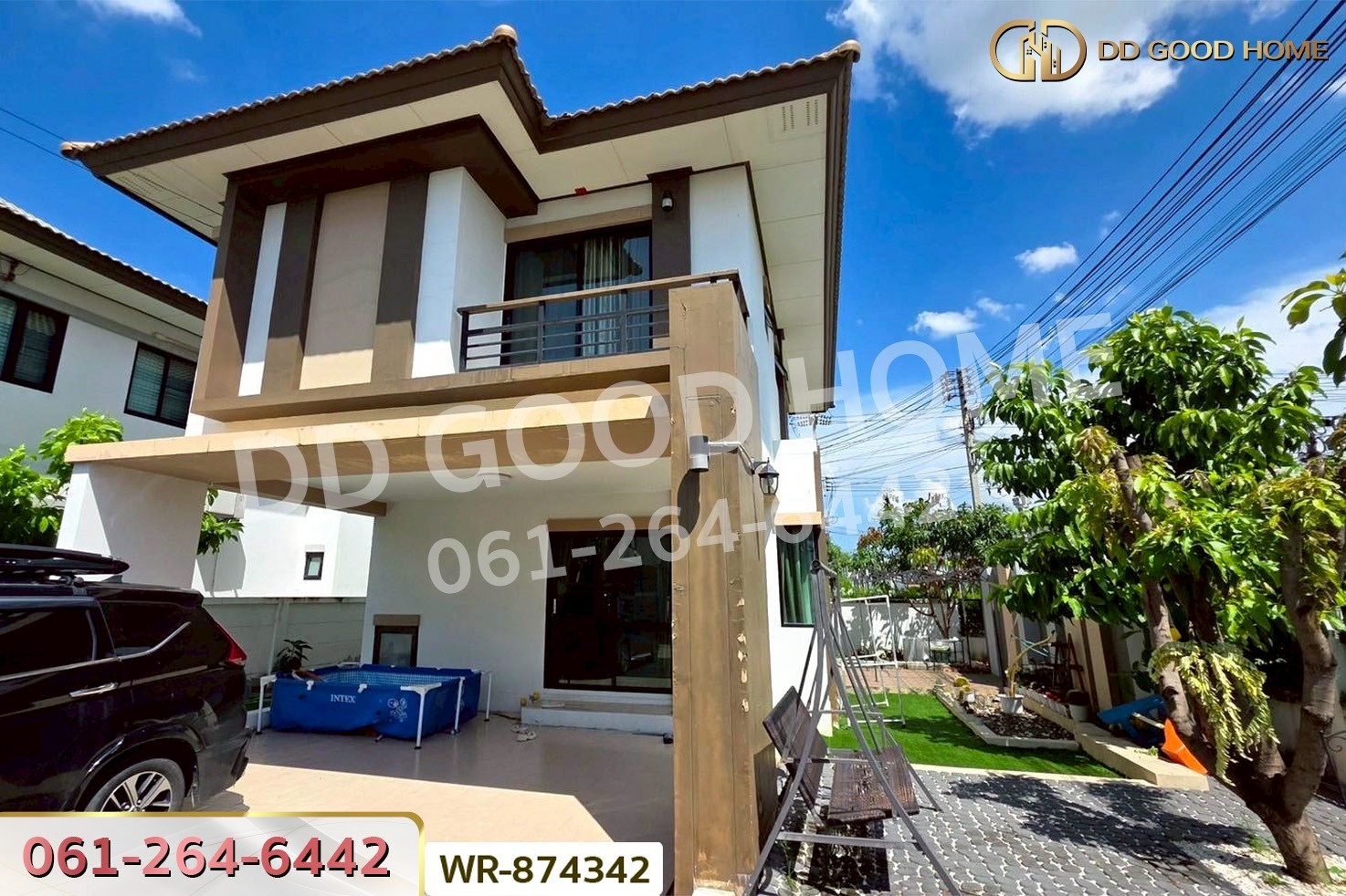 WR-874342 บ้านแฝด บ้านฟ้ากรีนเนอรี่ ปิ่นเกล้า-สาย 5 นครปฐม ใกล้เซ็นทรัล ศาลายา