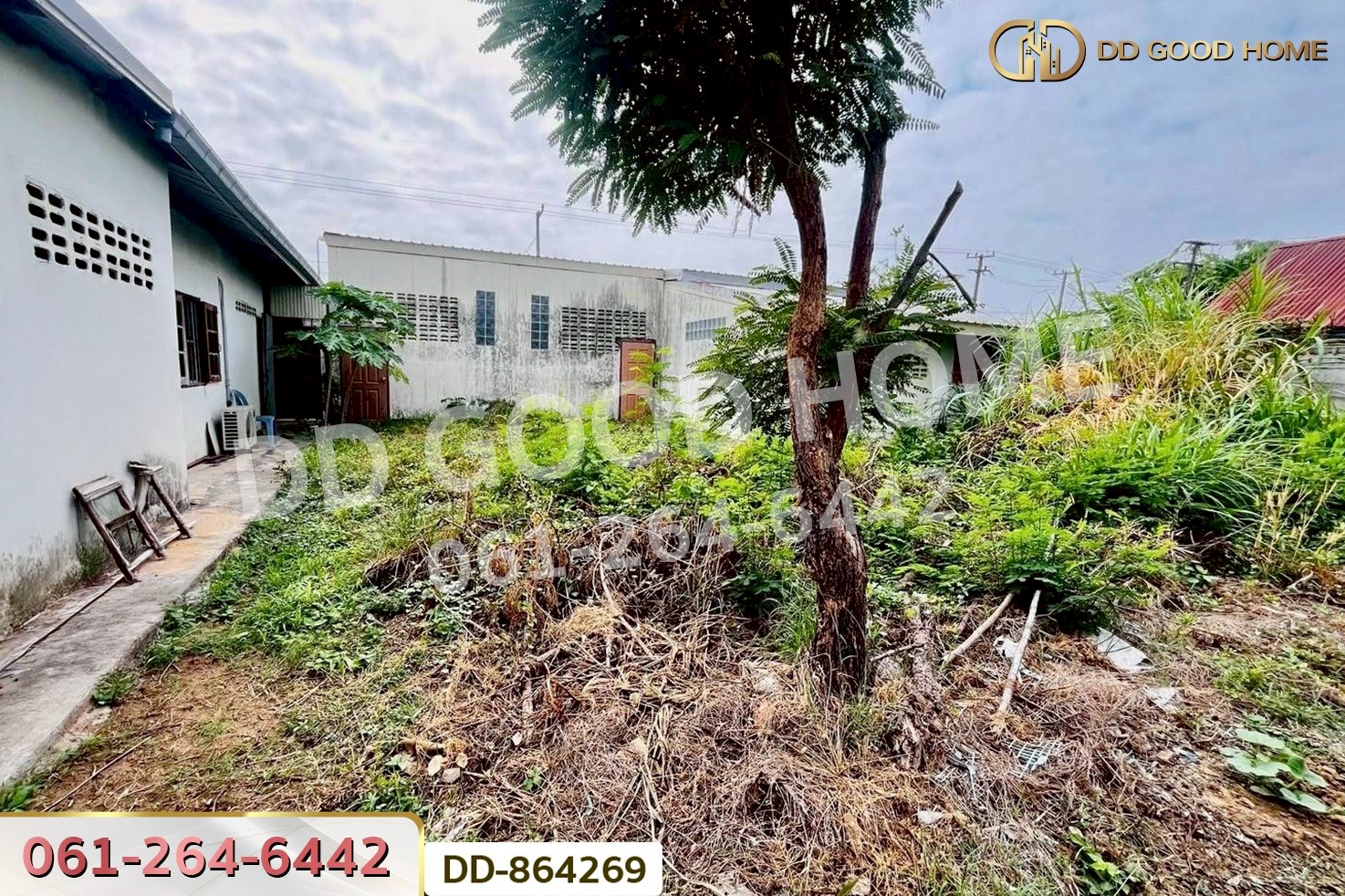 DD-864269 อาคารพาณิชย์ชั้นเดียว โนนสะอาด อุดรธานี ใกล้สถานีตำรวจโนนสะอาด