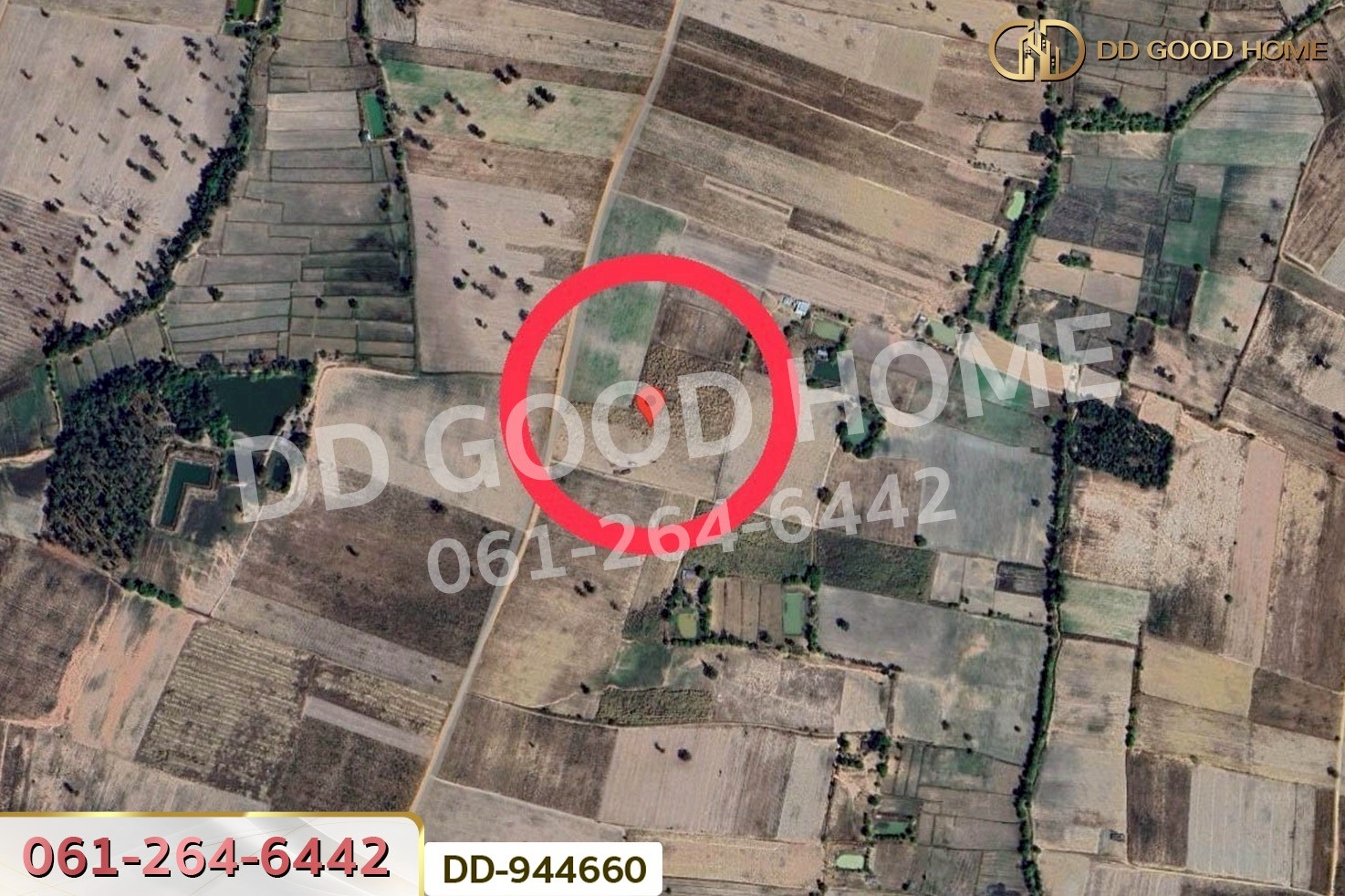 DD-944660 ที่ดินโนนสะอาด 11 ไร่ 349 ตร.ว. อุดรธานี ใกล้โรงเรียนบ้านหนองโก