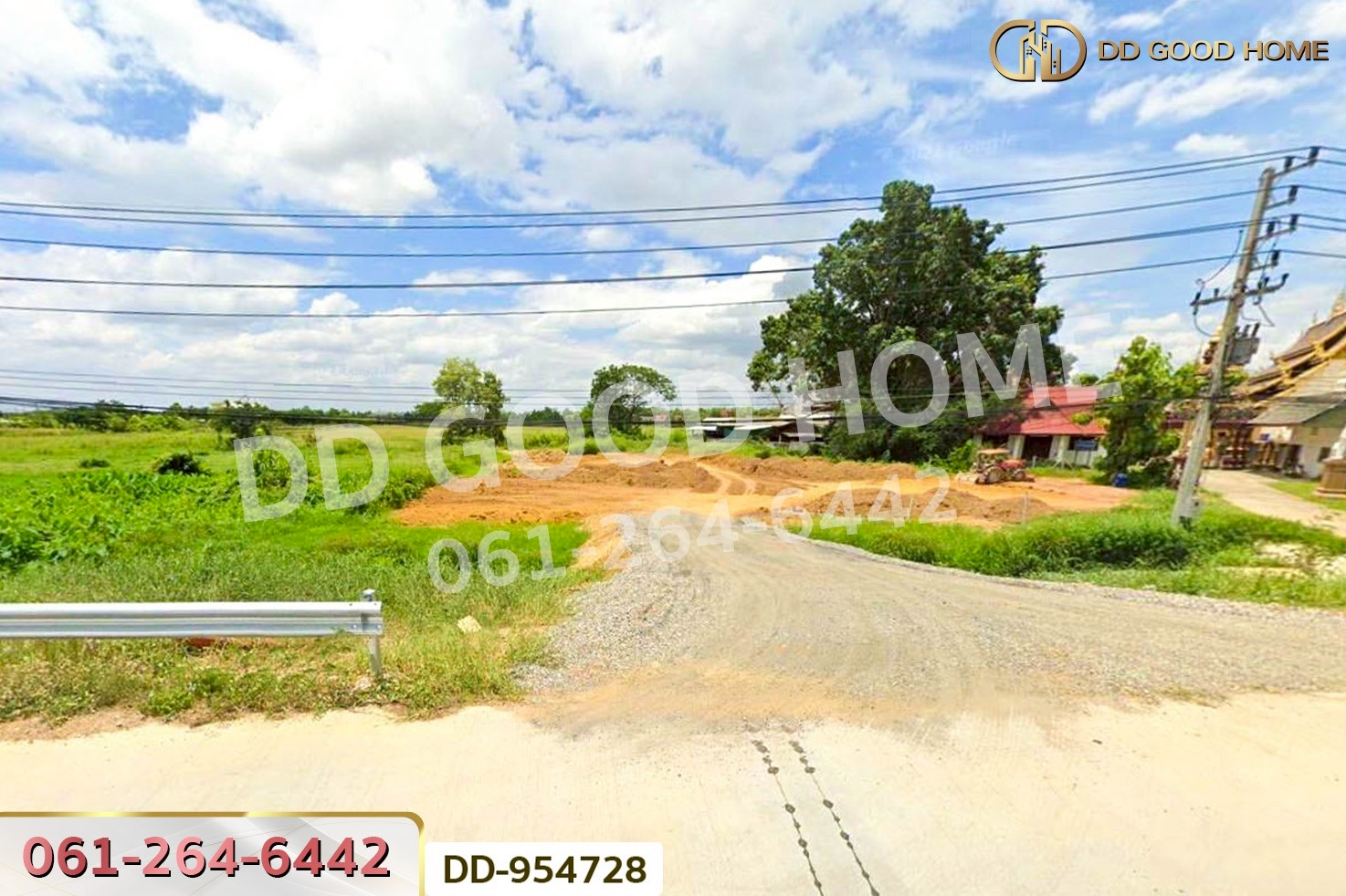 DD-954728 ที่ดินเมืองลำพูน 1 ไร่ 236 ตร.ว. ลำพูน ใกล้โกลบอลเฮ้าส์