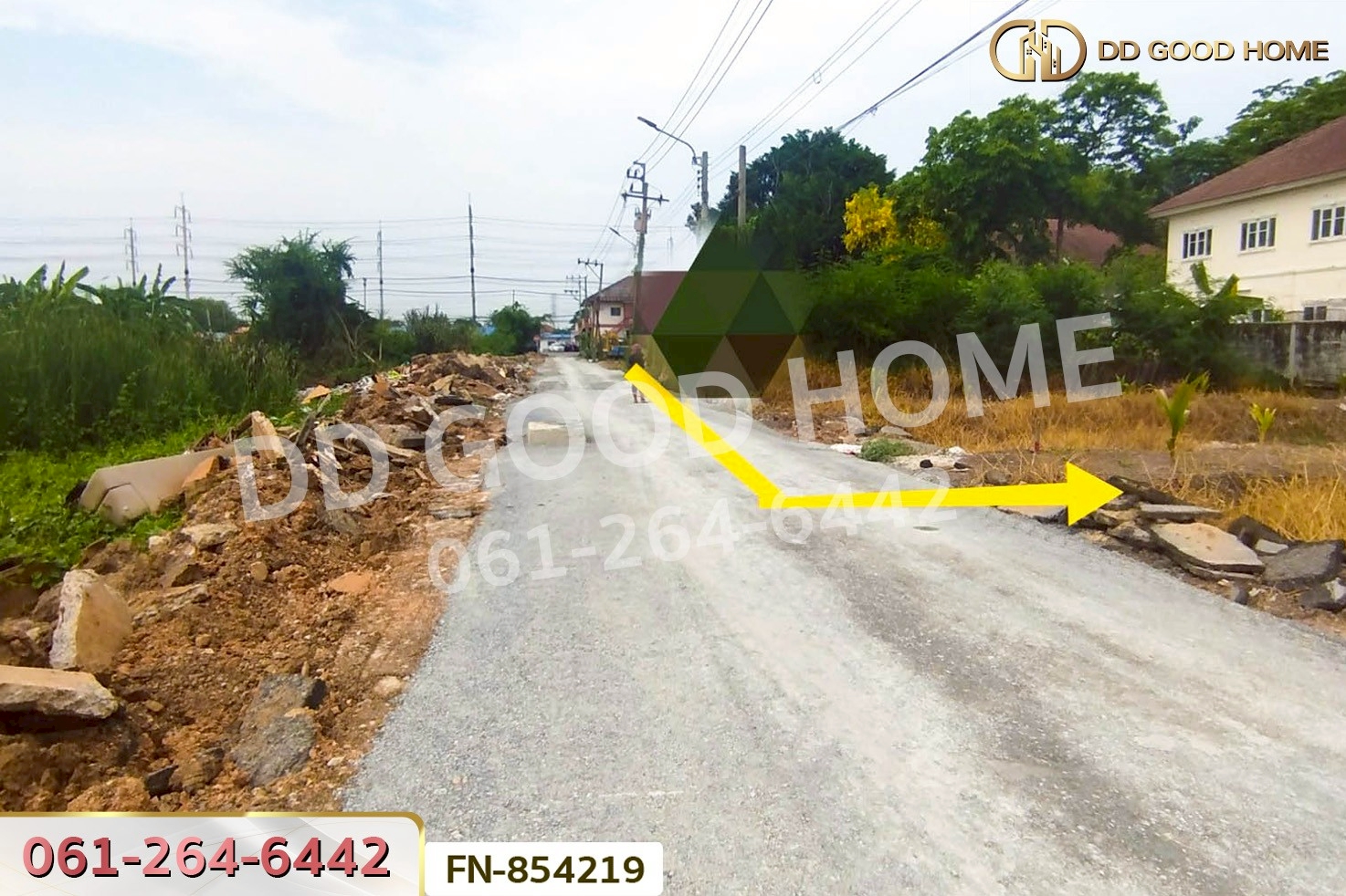 FN-854219 ที่ดินบางบัวทอง 147 ตร.ว. นนทบุรี ใกล้โรงเรียนสารสาสน์วิเทศไทรน้อยพิทยาคาร