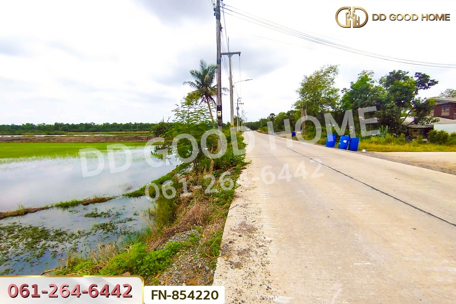 FN-854220 ที่ดินลำลูกกาคลอง 11 ปทุมธานี 4 ไร่ 237.3 ตร.ว. ใกล้สนามกอล์ฟลำลูกกาคันทรีคลับ