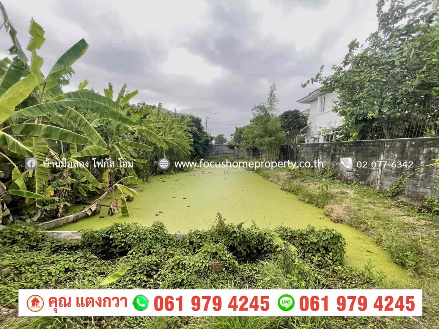 ขาย ที่ดิน 200 ตารางวา ใกล้หมู่บ้าน ชลลดา วัดลาดปลาดุก