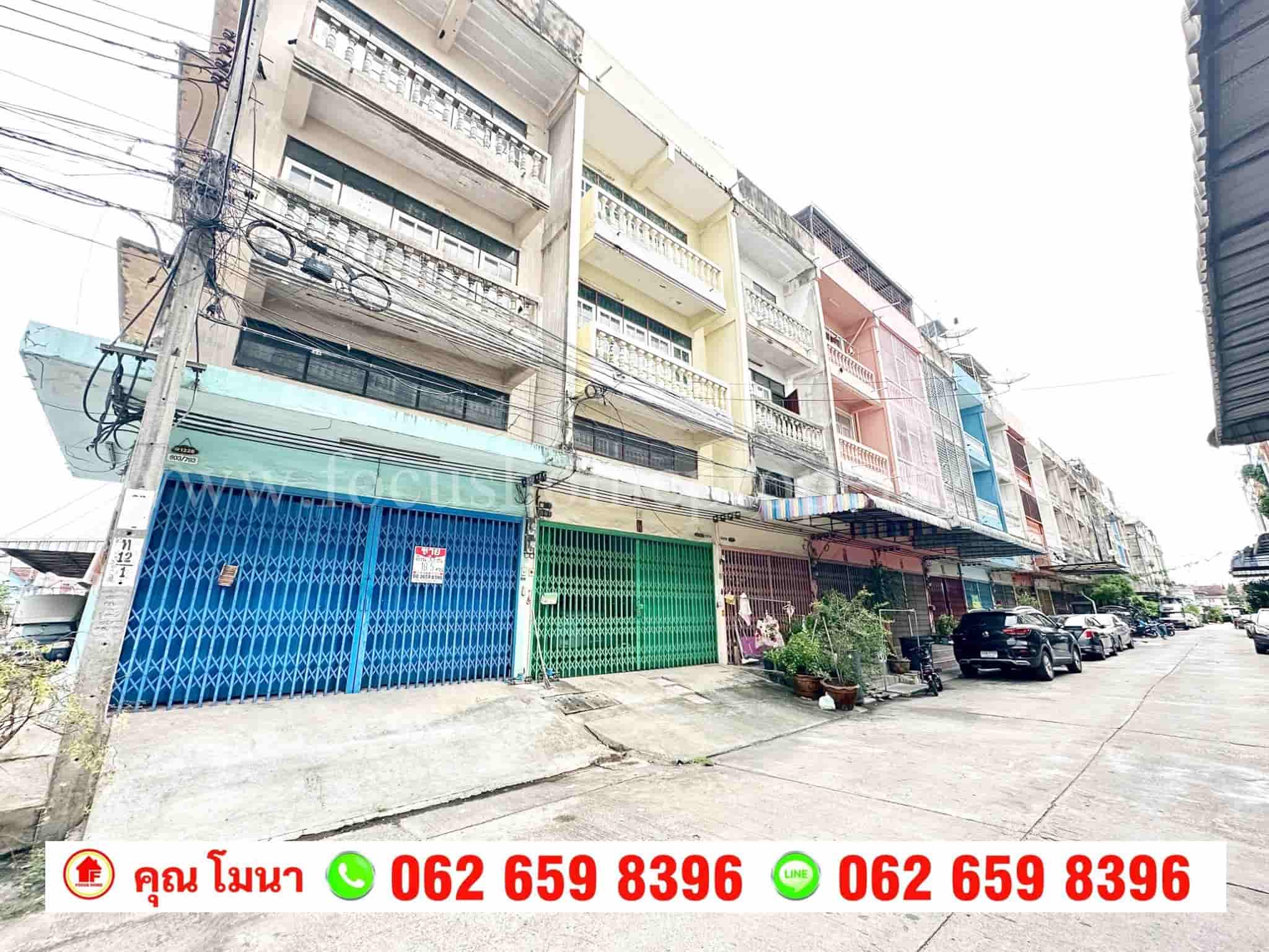 ขาย ตึกแถว 3 ชั้น หมู่บ้านเพชรเกษม 2