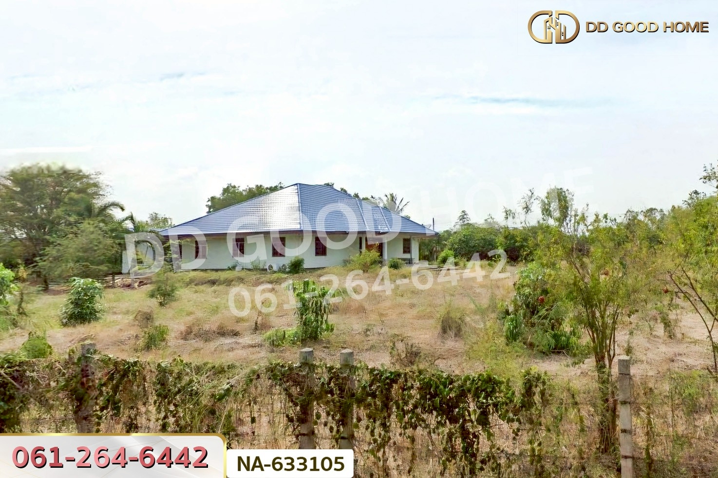 LU-633105 ที่ดินพร้อมสิ่งปลูกสร้างปากท่อ 22 ไร่ 363 ตร.ว. ราชบุรี ใกล้ศูนย์วัฒนธรรมไทยทรงดำบ้านเขาหัวจีน