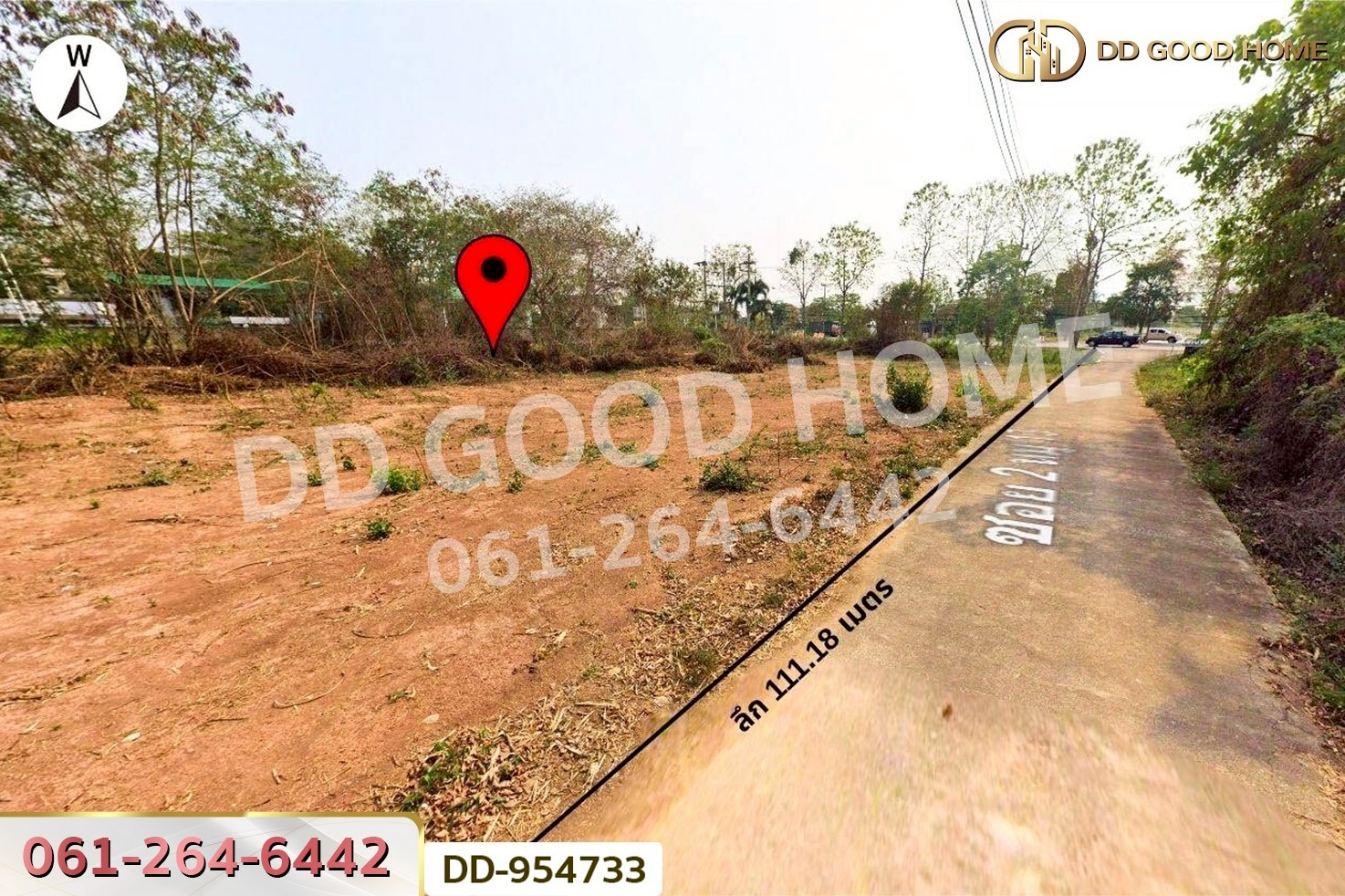 DD-954733 ที่ดินบ้านต๋อม 4 ไร่ 280.8 ตร.ว พะเยา ใกล้สถาบันวิทยาการจัดการแห่งแปซิฟิค