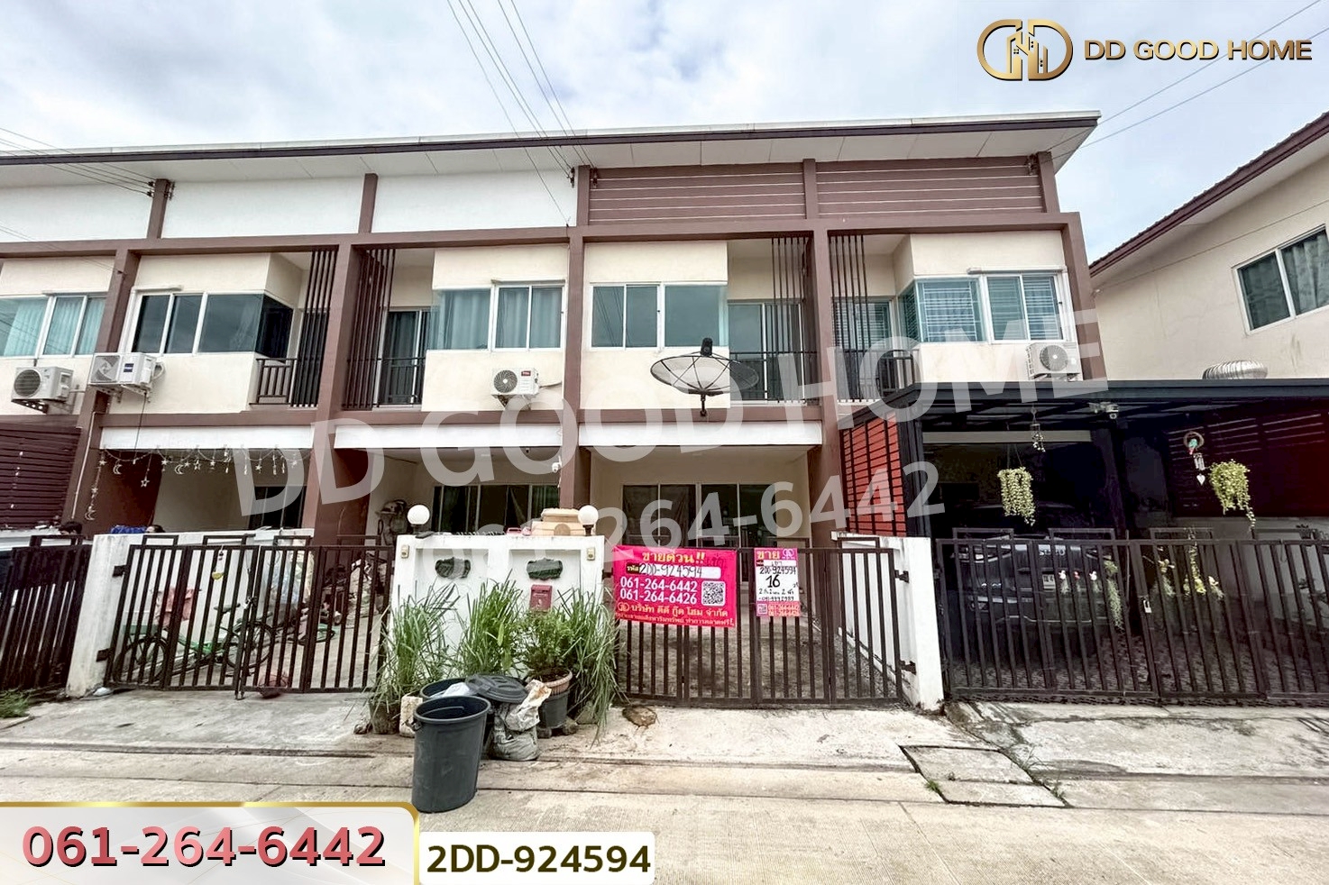 2DD-924594 ทาวน์เฮ้าส์ เค.ซี.คลัสเตอร์ นิมิตใหม่ ใกล้ที่ว่าการอำเภอลำลูกกา