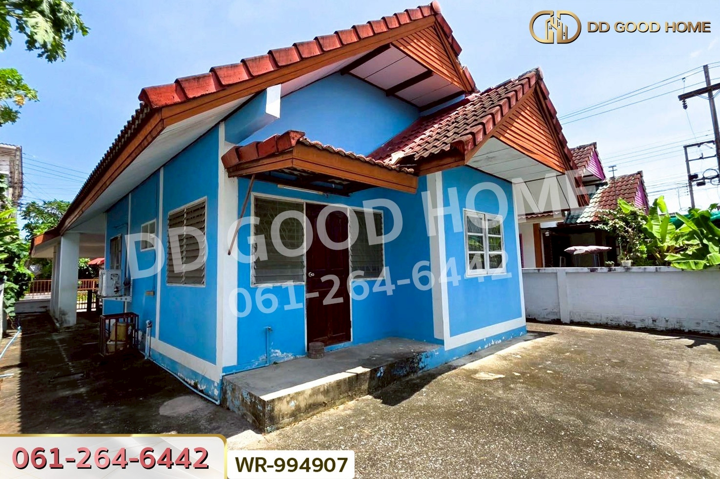 WR-994907 บ้านเดี่ยว บ้านกรุงไทย ทับมา เมืองระยอง ใกล้เซ็นทรัล ระยอง