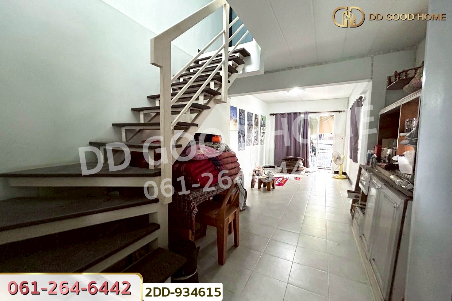 2DD-934615 บ้านเดี่ยว บ้านเอื้ออาทรเคหะบ่อวิน ศรีราชา-บ่อวิน ชลบุรี ใกล้ตลาดใหม่พันเสด็จใน