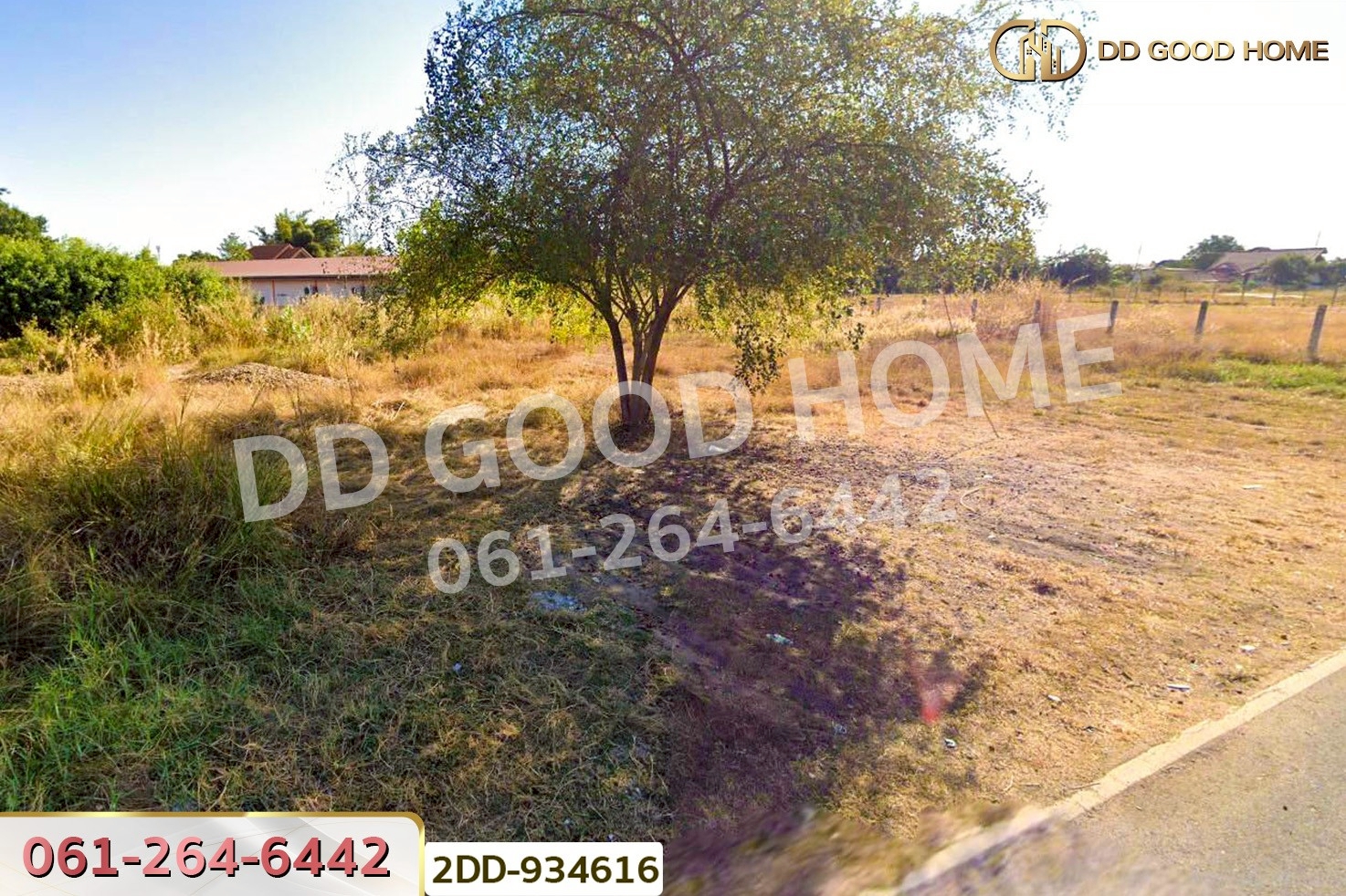 2DD-934616 ที่ดินเลิงนกทา 318.3 ตร.ว. ยโสธร ใกล้สถานีขนส่งผู้โดยสารเทศบาลตำบลสามแยก