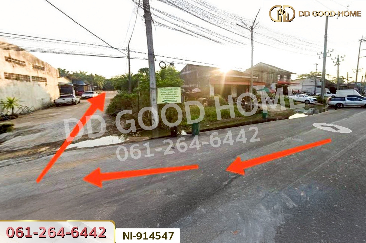 NI-914547 ที่ดินเหนือคลอง 110.1 ตรว. กระบี่ ใกล้ท่าอากาศยานนานาชาติกระบี่