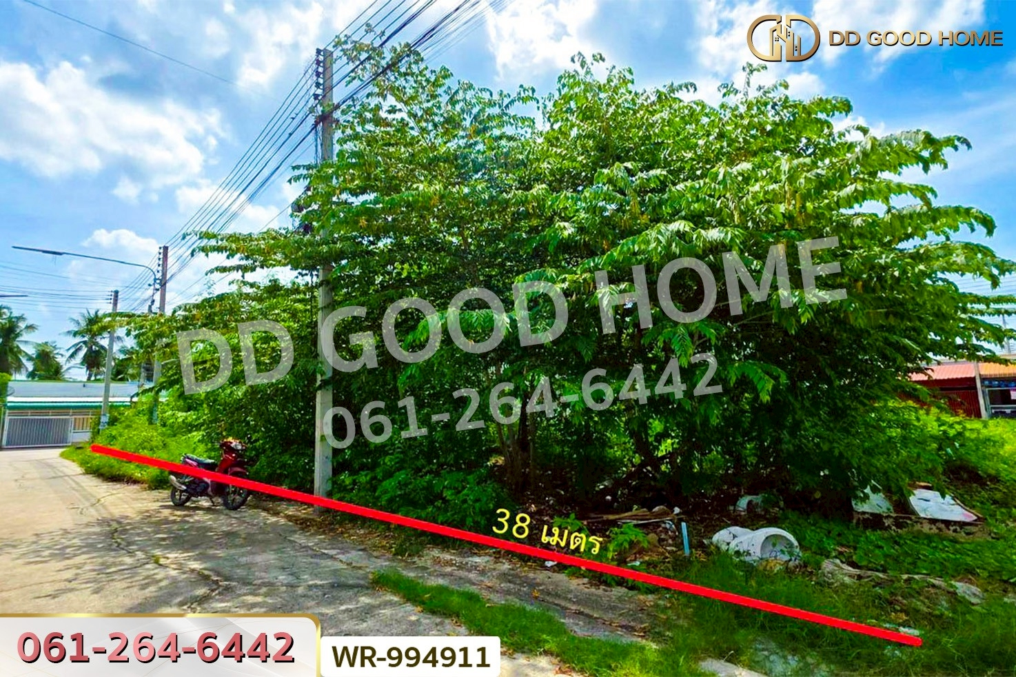 WR-994911 ที่ดินบ้านแพ้ว 22.8 ตร.ว. โครงการปวริศา สมุทรสาคร ใกล้โรงพยาบาลบ้านแพ้ว (องค์การมหาชน)