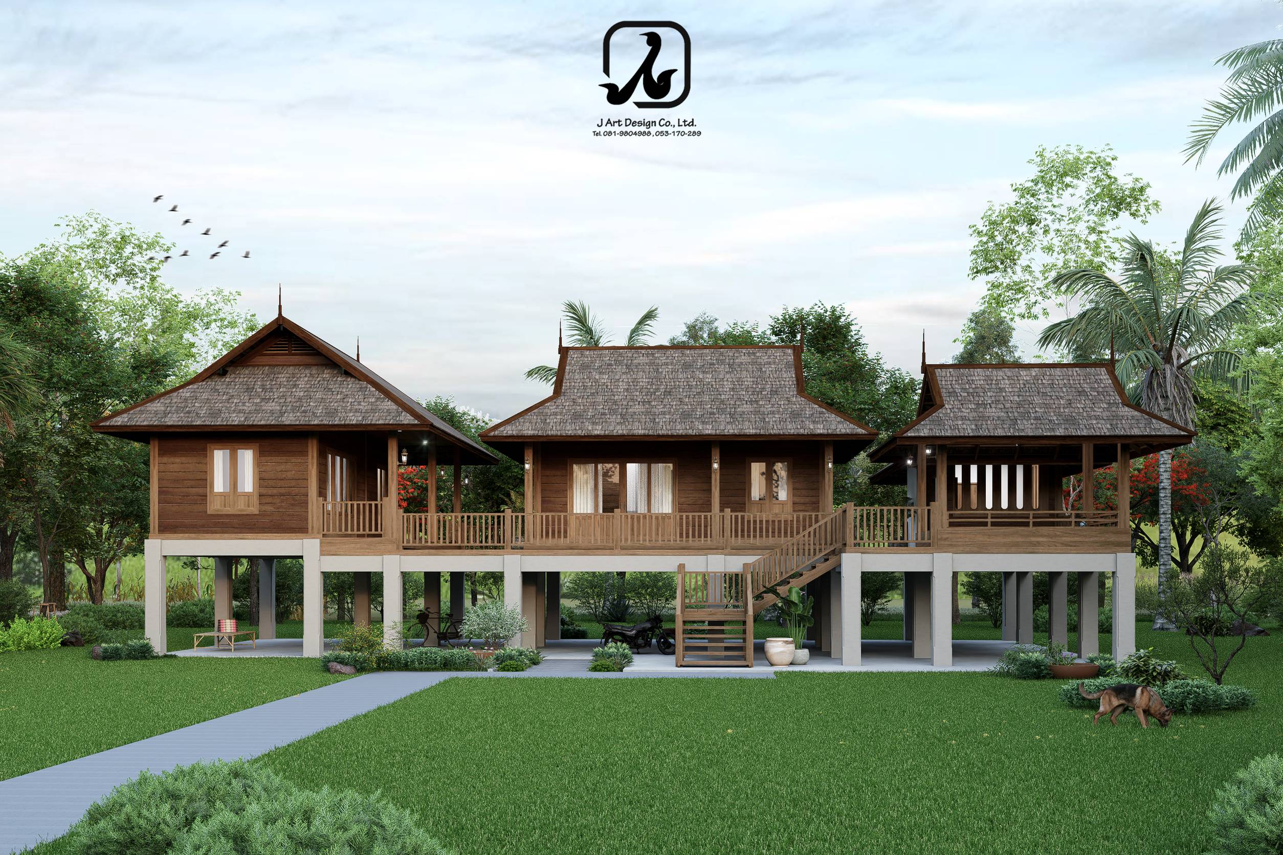 รับออกเเบบบ้าน รับสร้างบ้าน ออกเเบบตกเเต่งภายใน บริการควบวงจรทั่วไทย