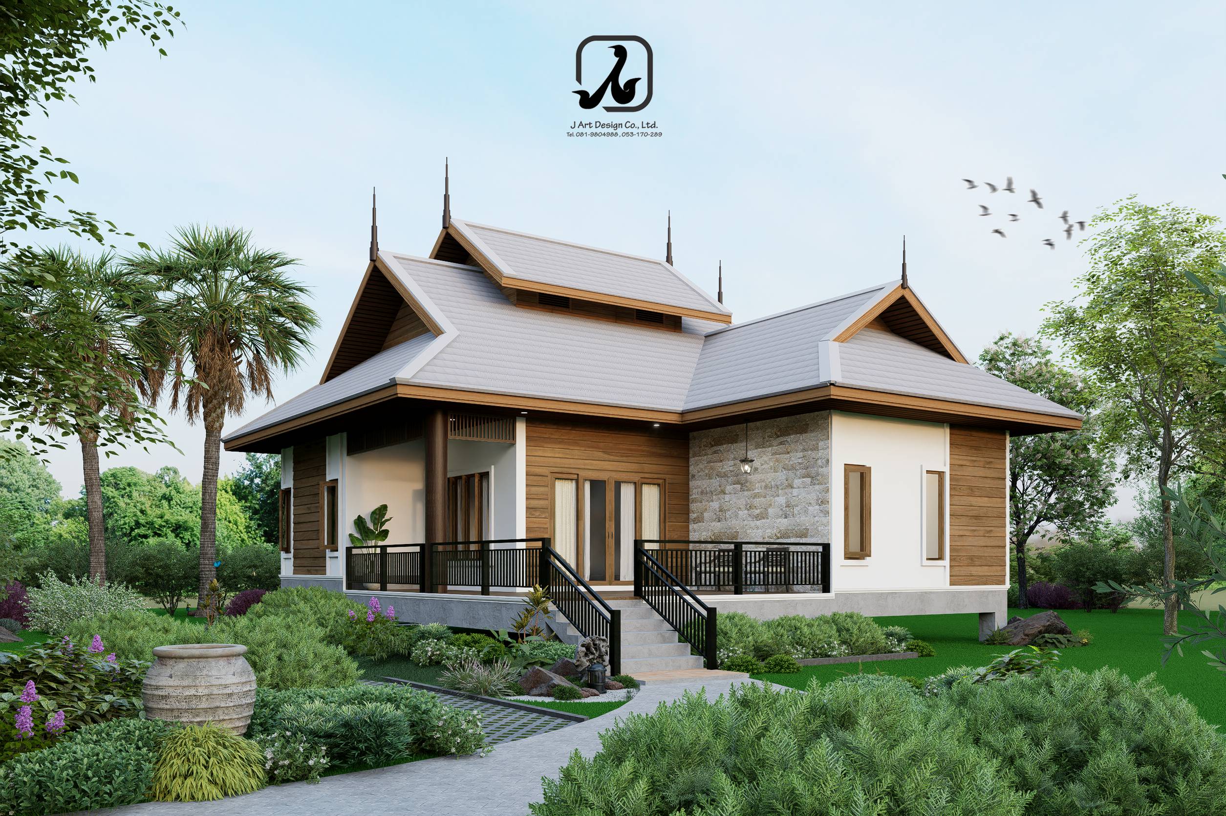รับออกเเบบบ้าน รับสร้างบ้าน ออกเเบบตกเเต่งภายใน บริการควบวงจรทั่วไทย