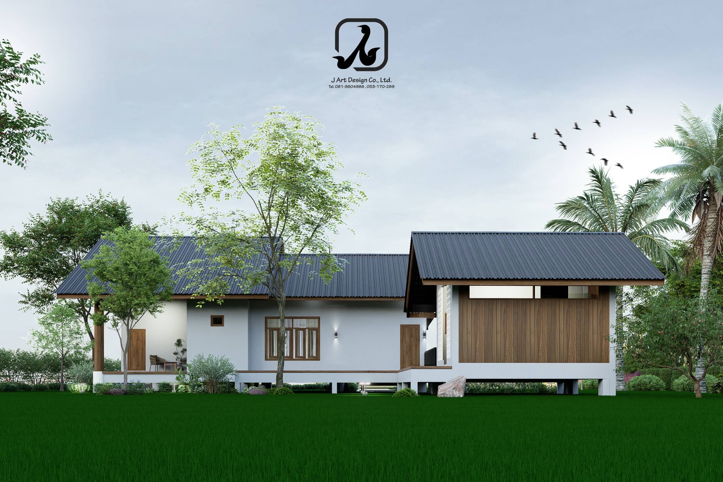 รับออกเเบบบ้าน รับสร้างบ้าน ออกเเบบตกเเต่งภายใน บริการควบวงจรทั่วไทย