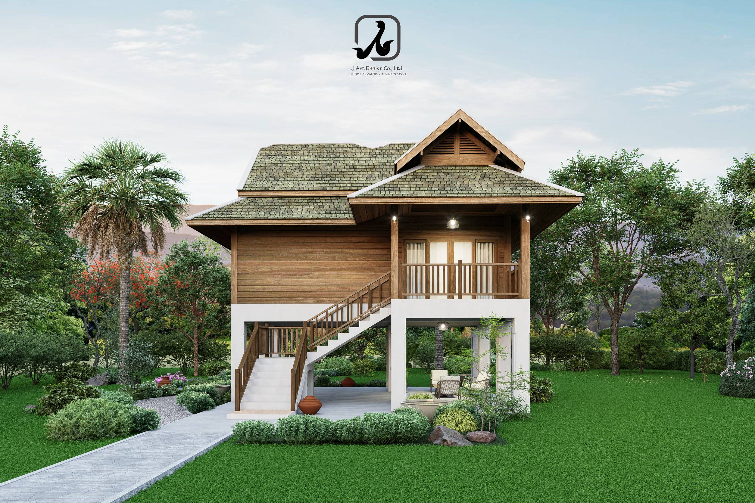 รับออกเเบบบ้าน รับสร้างบ้าน ออกเเบบตกเเต่งภายใน บริการควบวงจรทั่วไทย